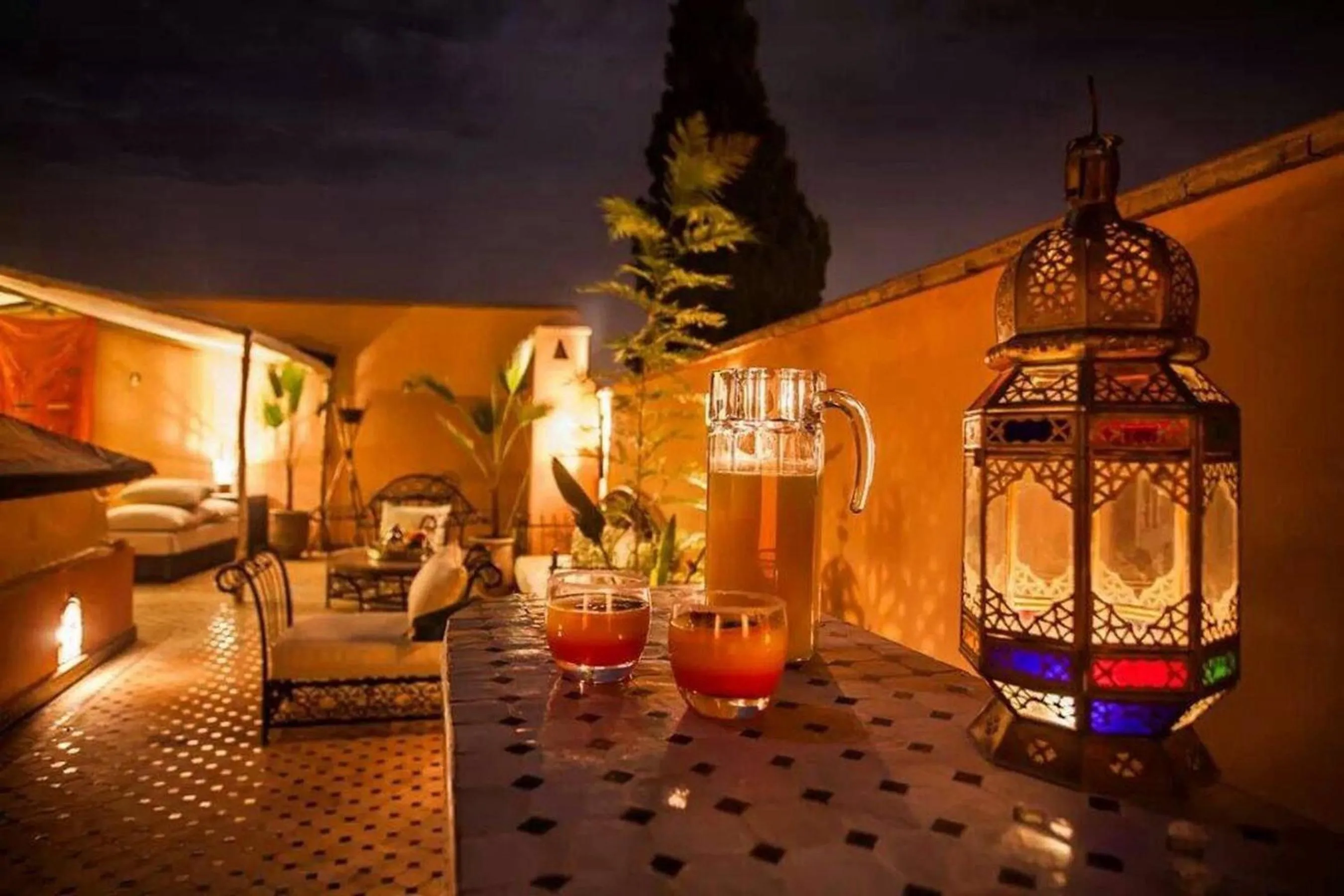 Balcony/Terrace in Riad Mounlight