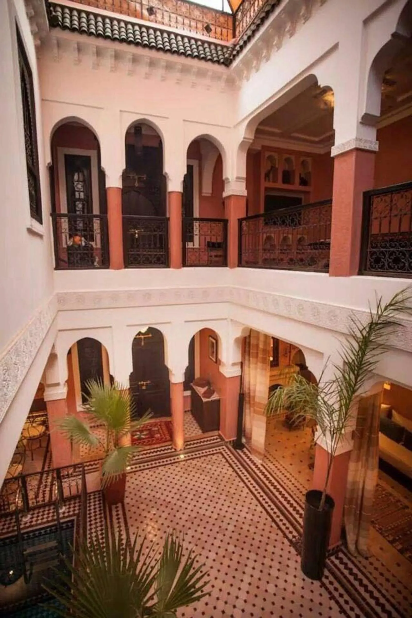 Patio in Riad Mounlight