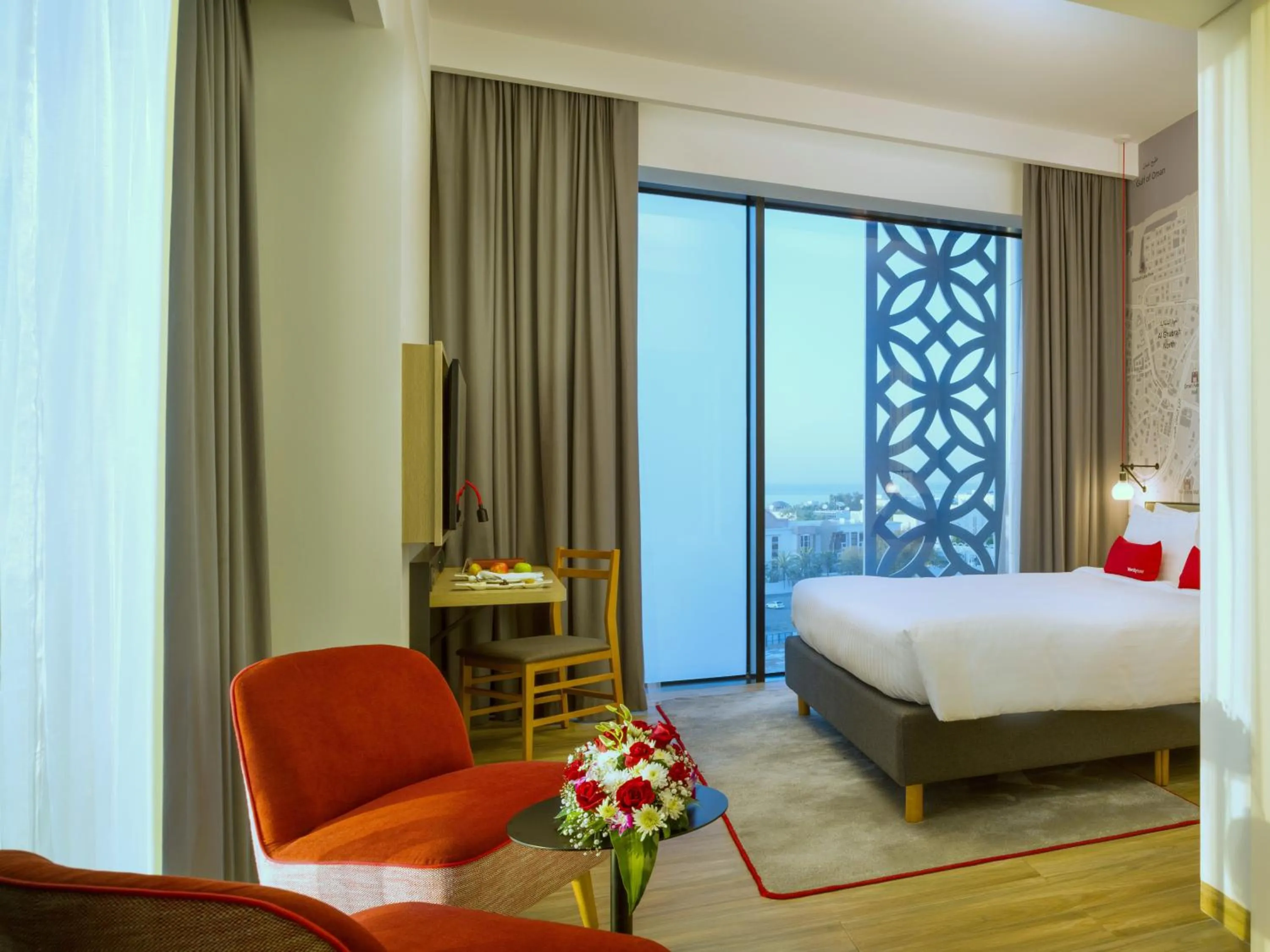 Bed in IntercityHotel Muscat