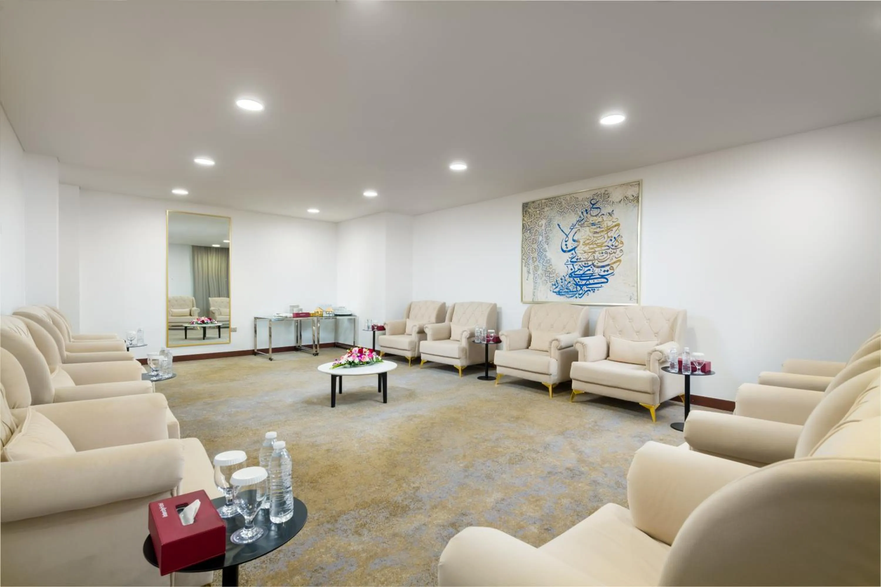 Seating area in IntercityHotel Muscat