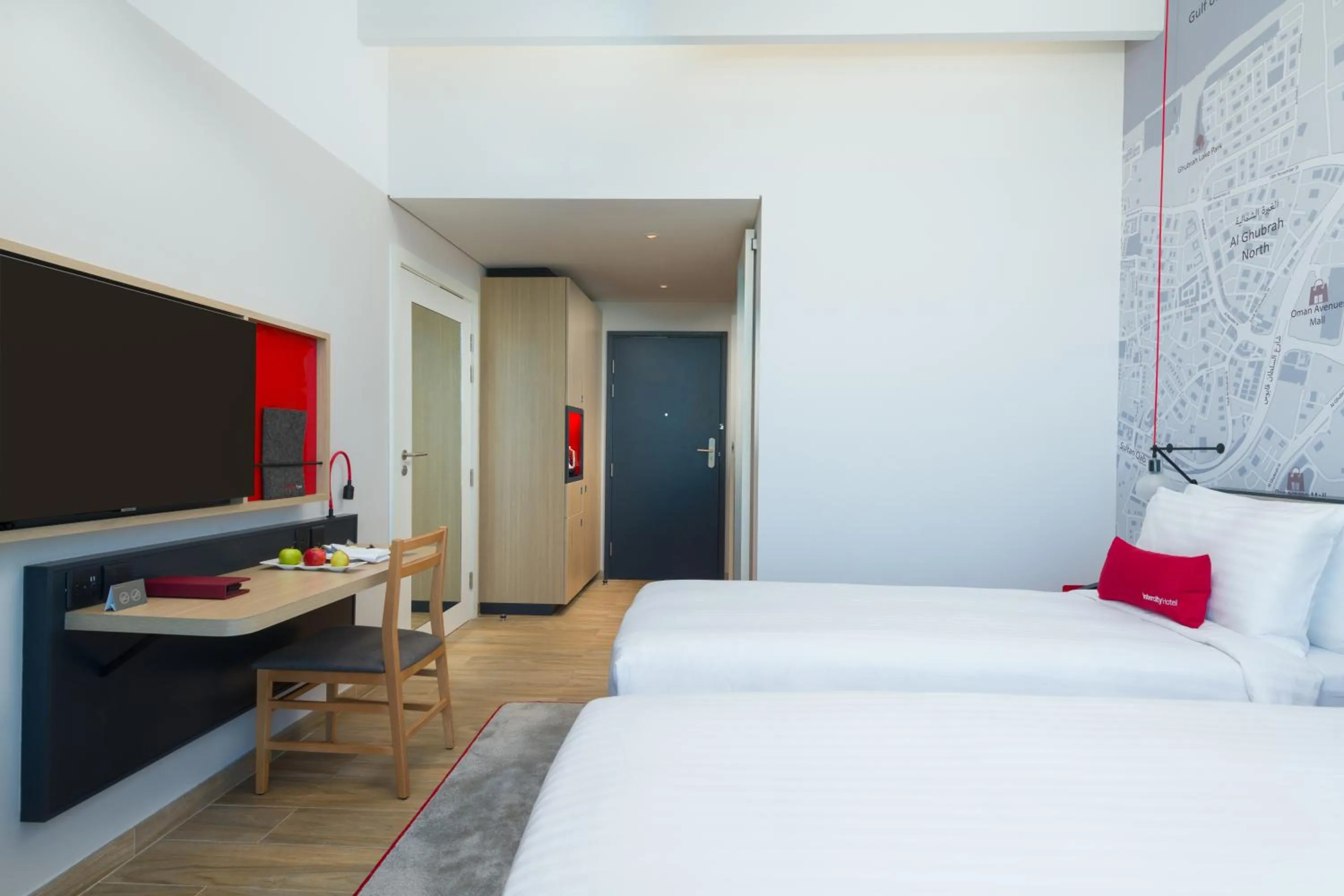 Bed in IntercityHotel Muscat