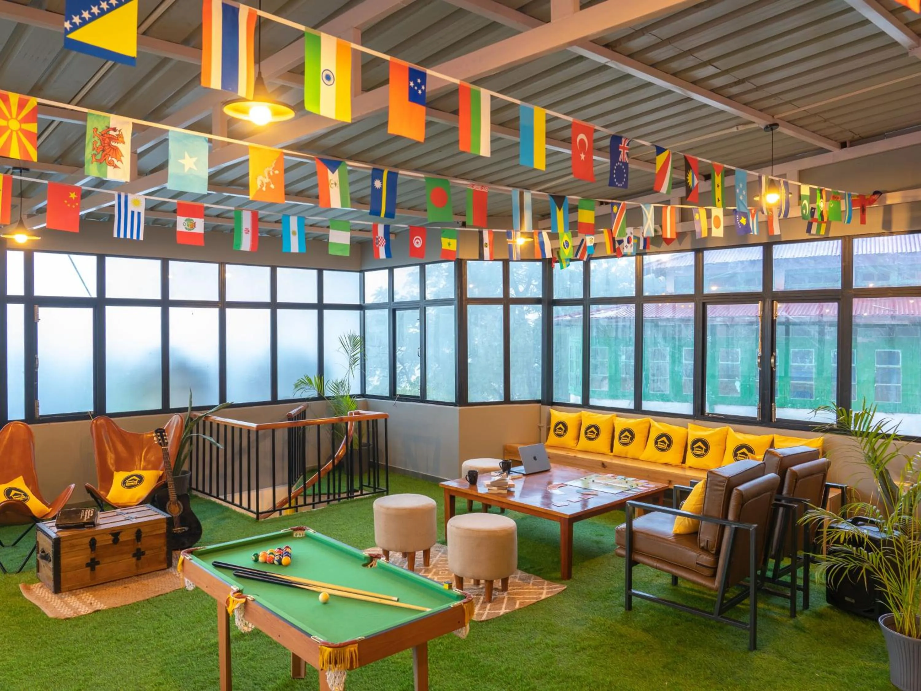 Balcony/Terrace in The Hosteller Mussoorie, Mall Road