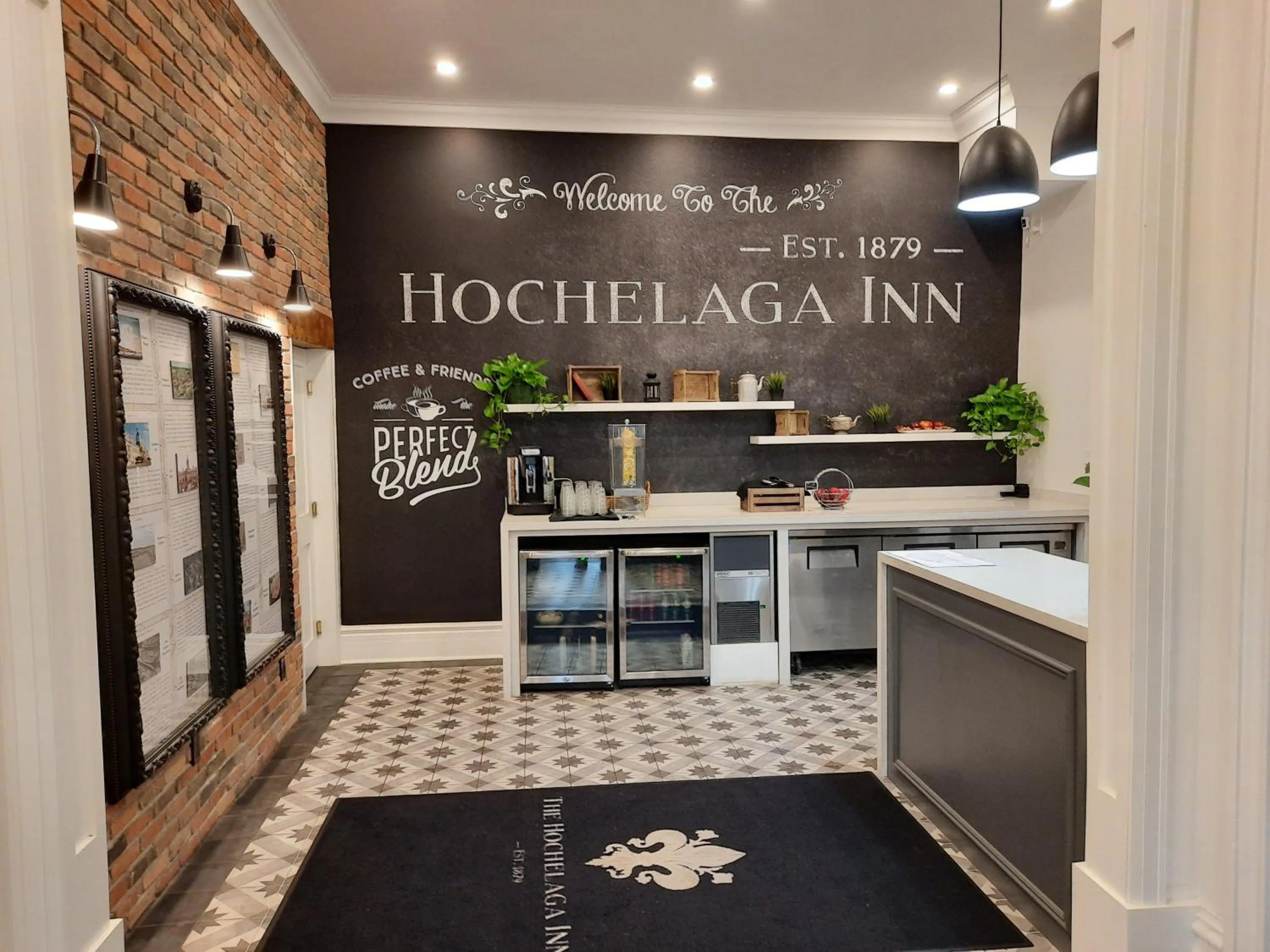 Lobby or reception in Hochelaga Inn