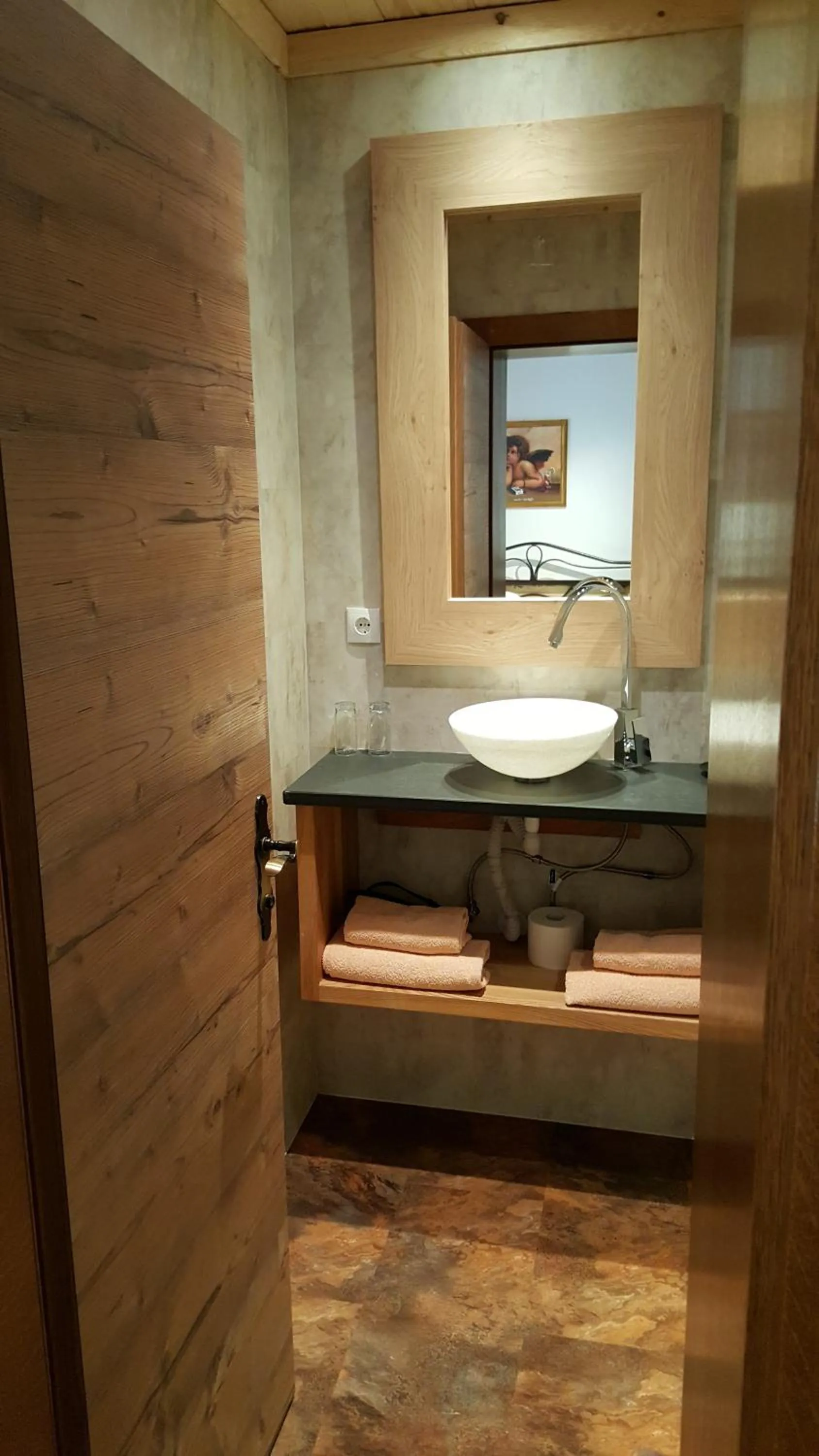 Bathroom in Hotel Gasthof Felsenkeller