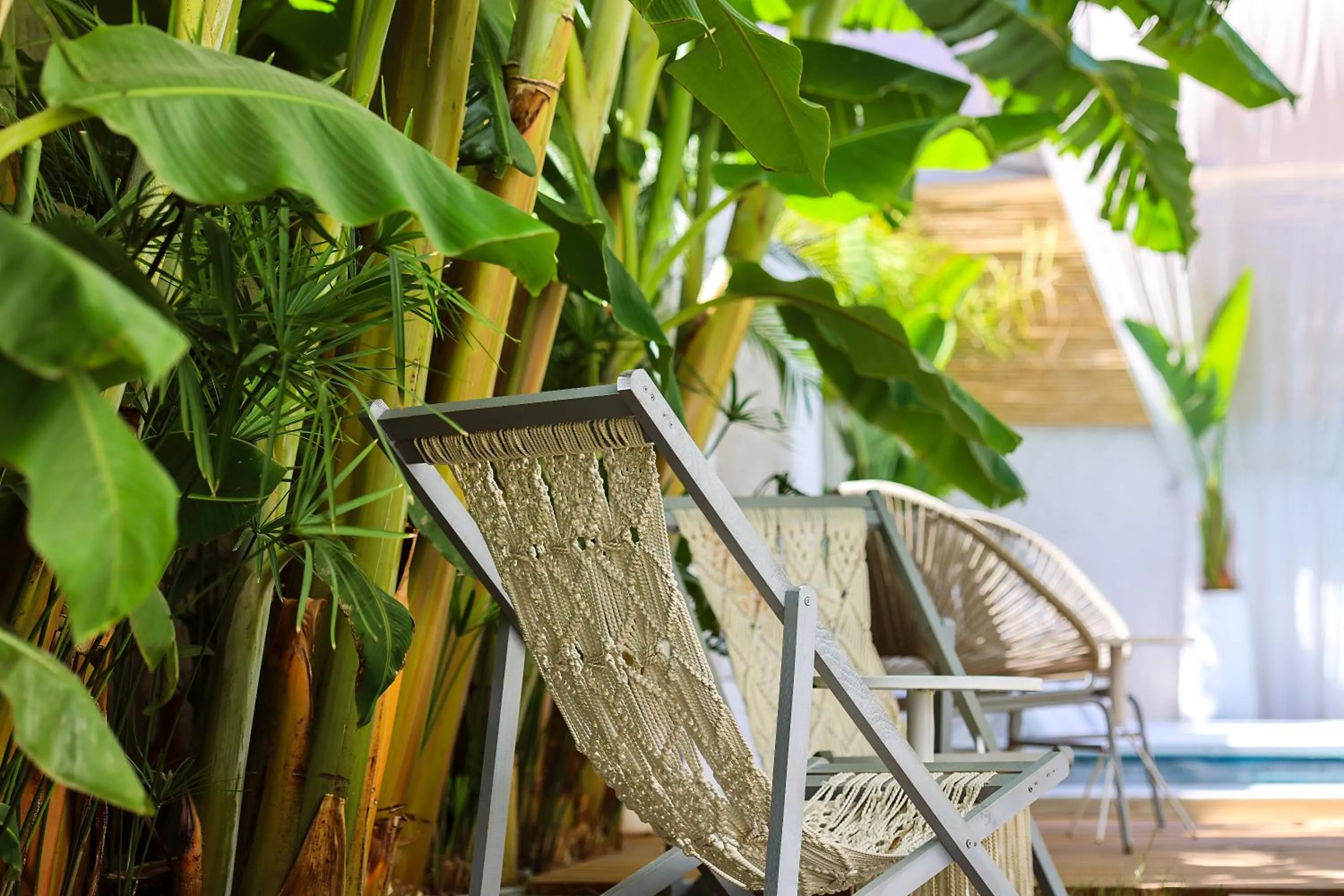 sunbed in Voger Alaçatı Köyiçi