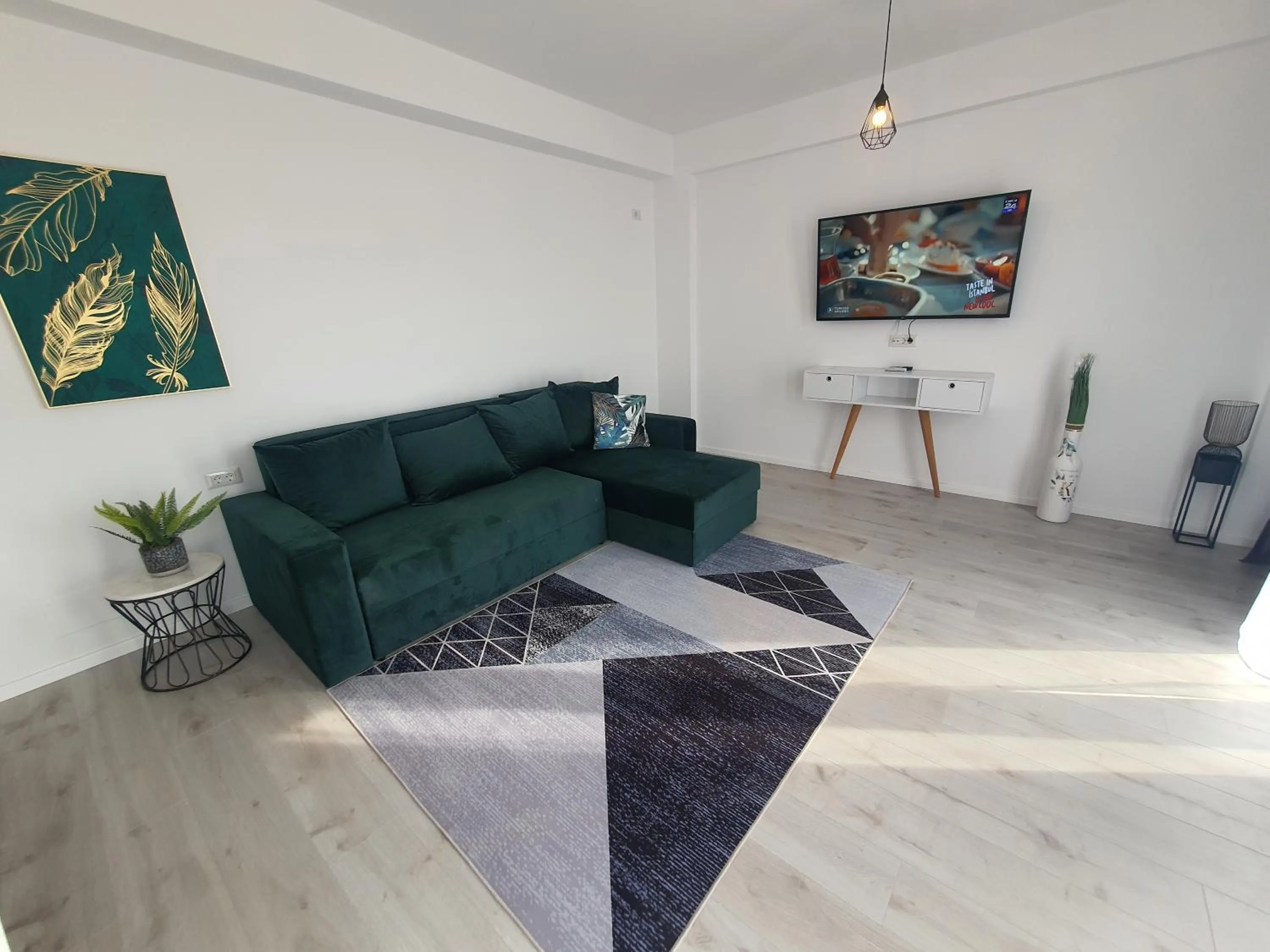 Living room in Grey Residence Apartments