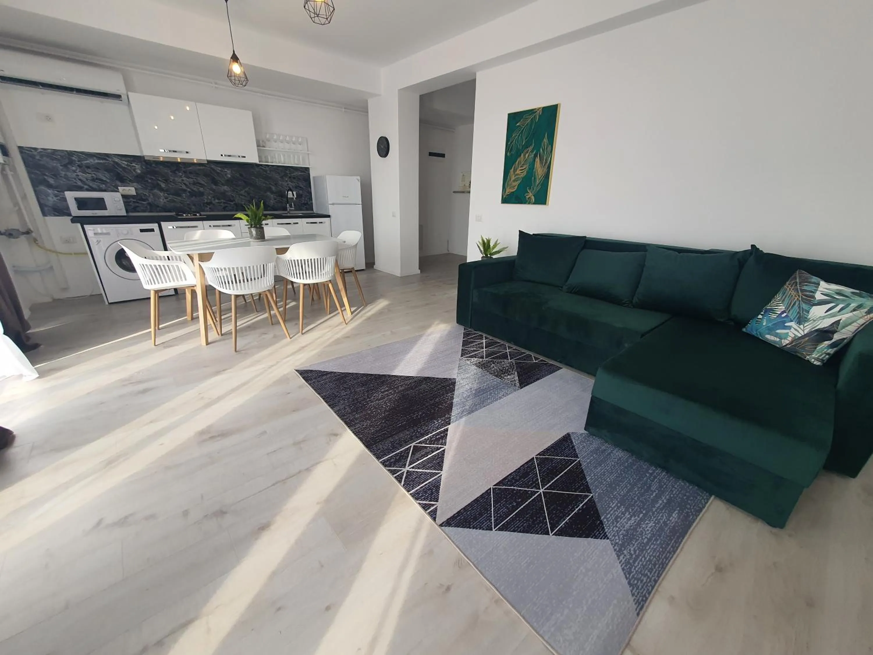 Living room in Grey Residence Apartments