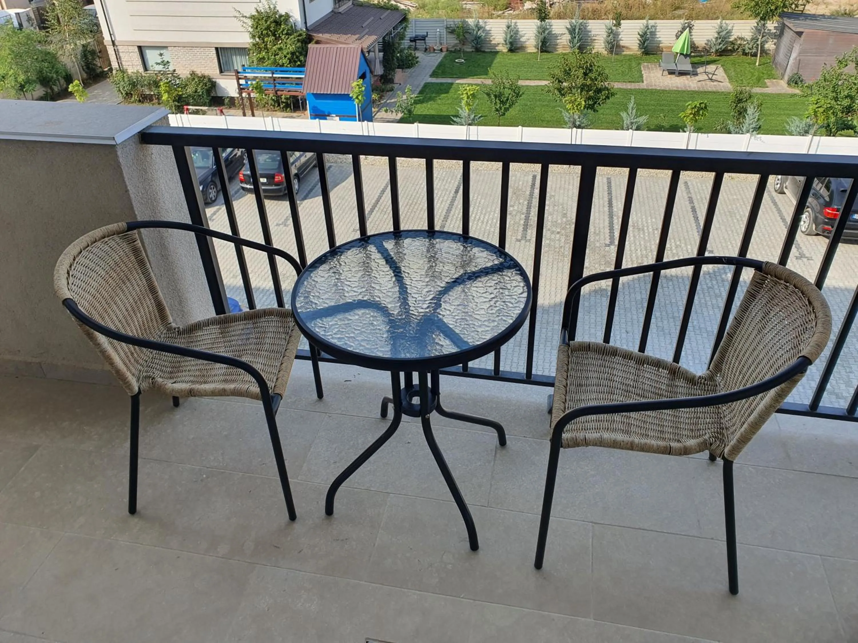 Patio in Grey Residence Apartments