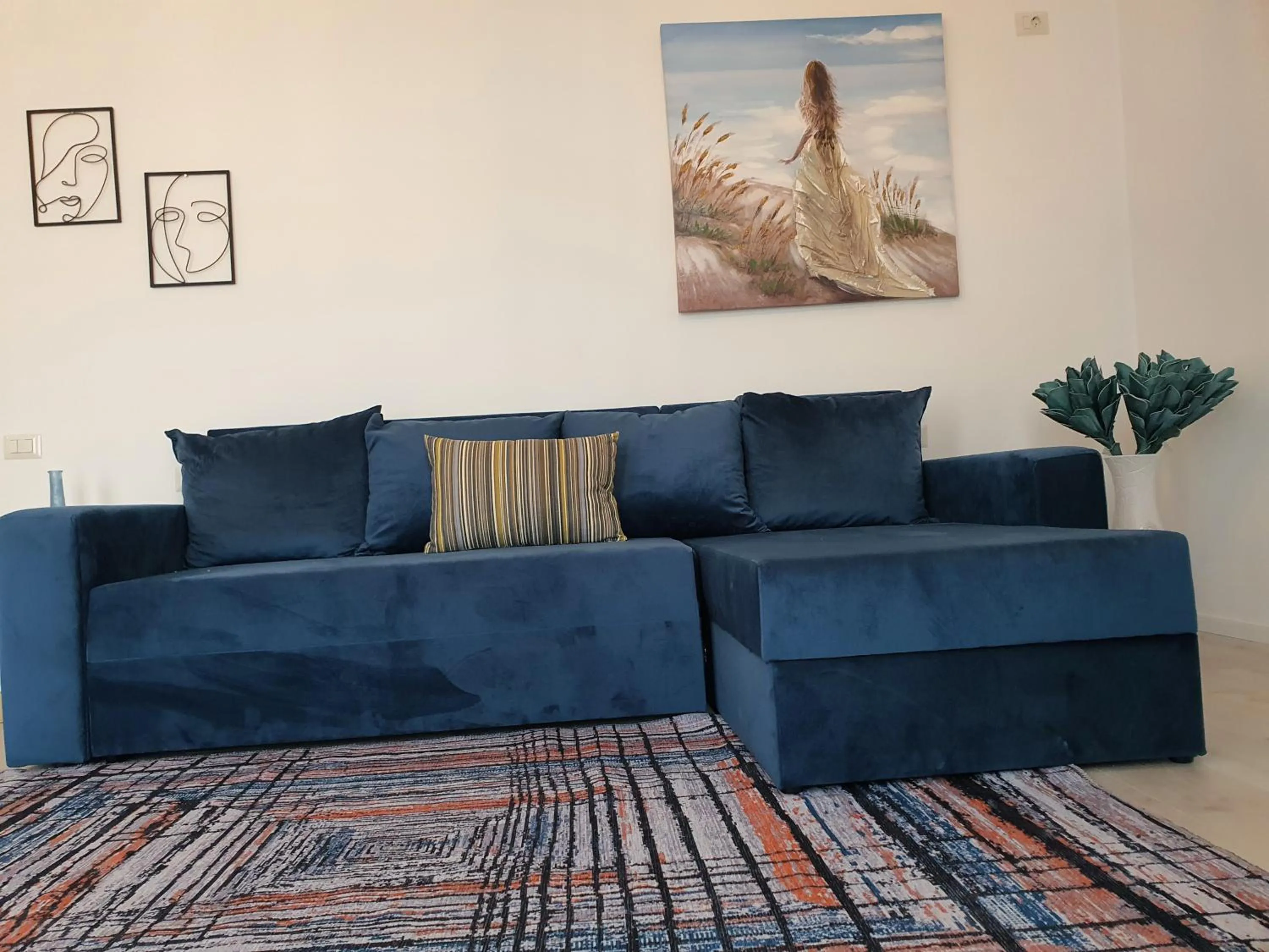 Living room in Grey Residence Apartments