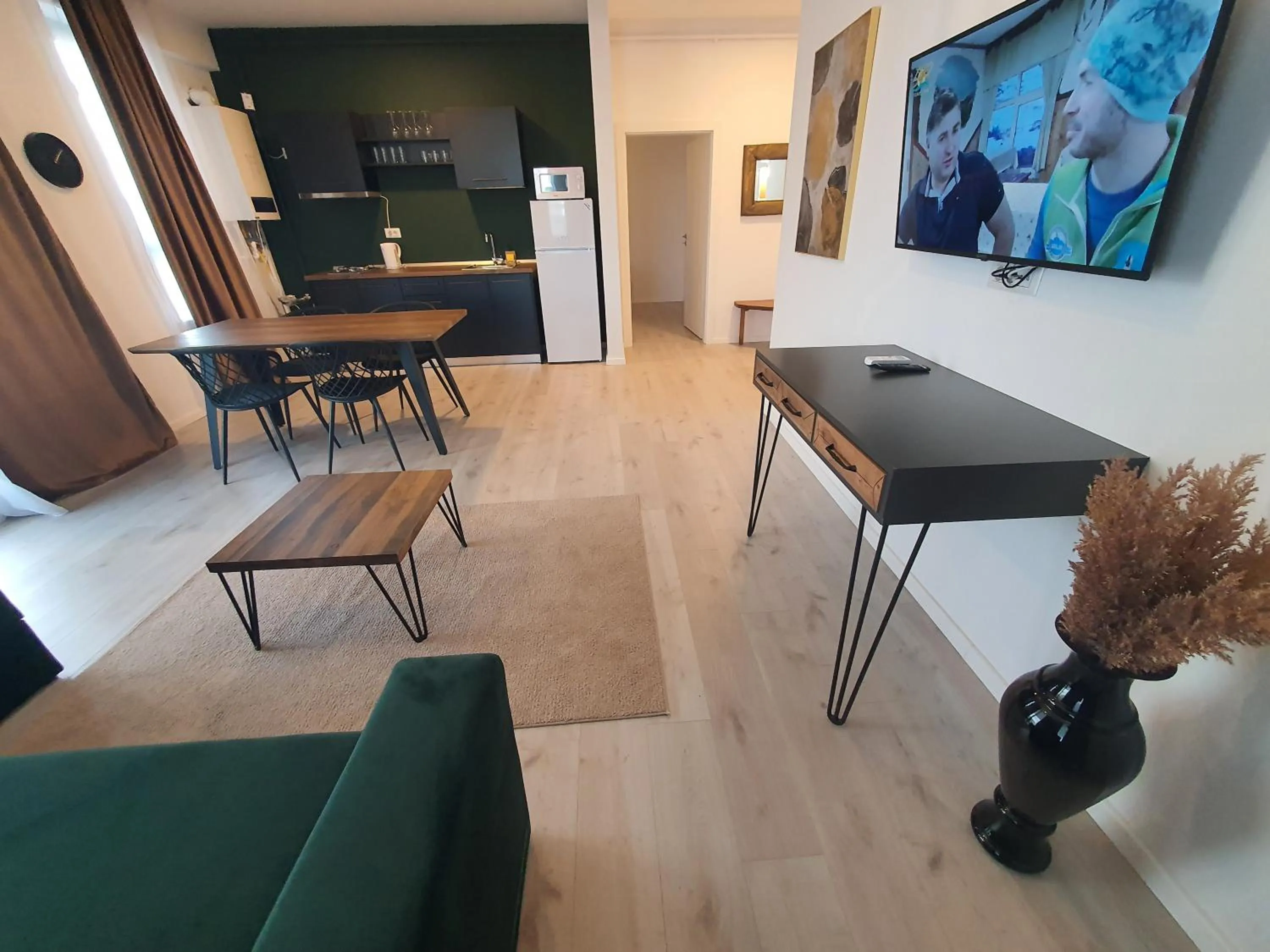 Living room in Grey Residence Apartments