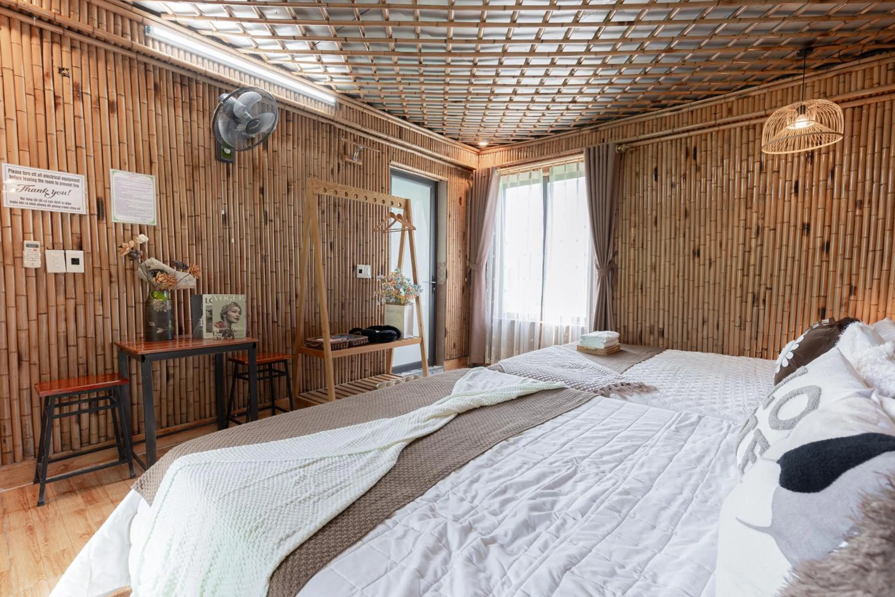 Bed in Bamboo Hill Villa