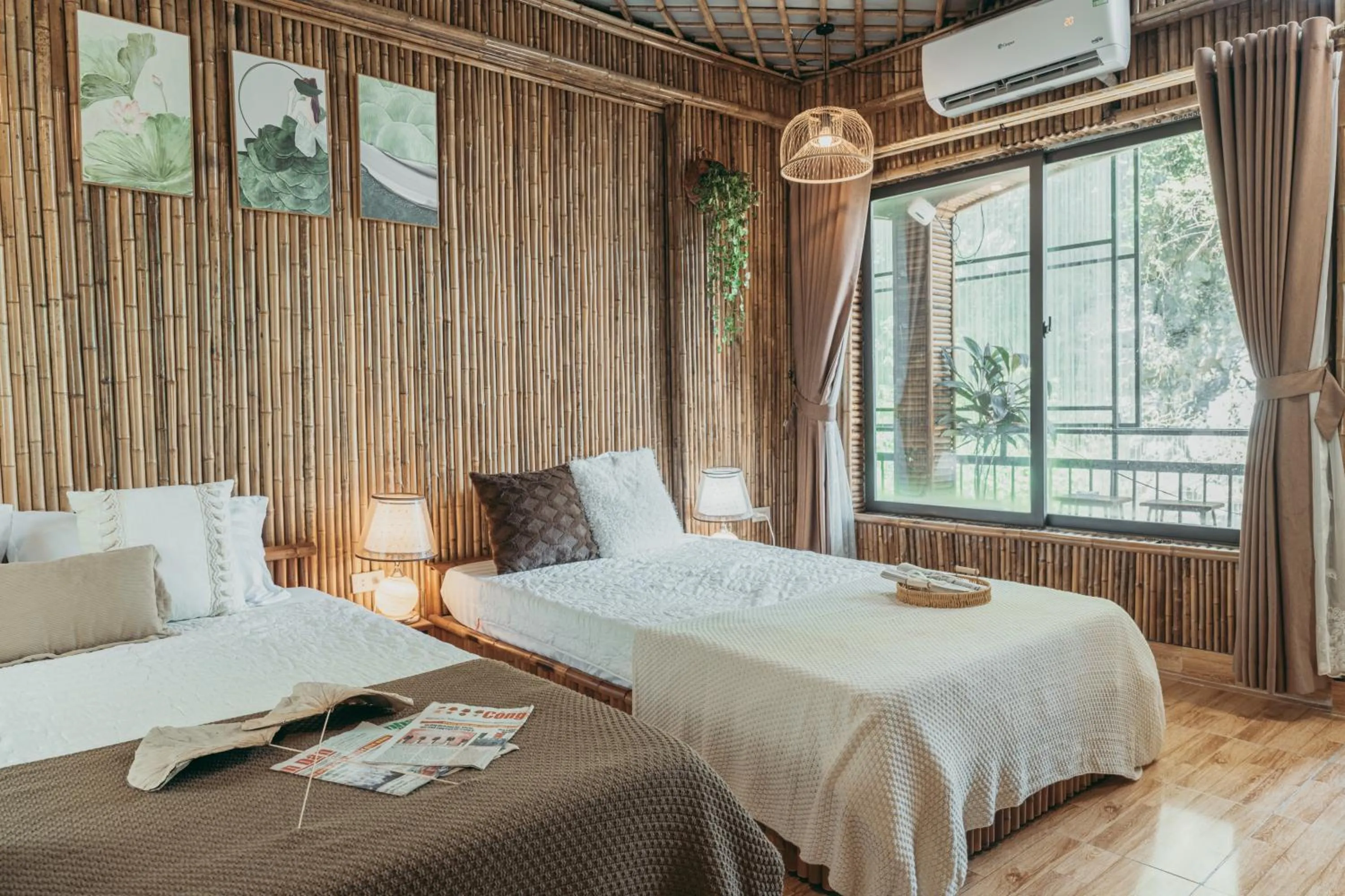 Bed in Bamboo Hill Villa