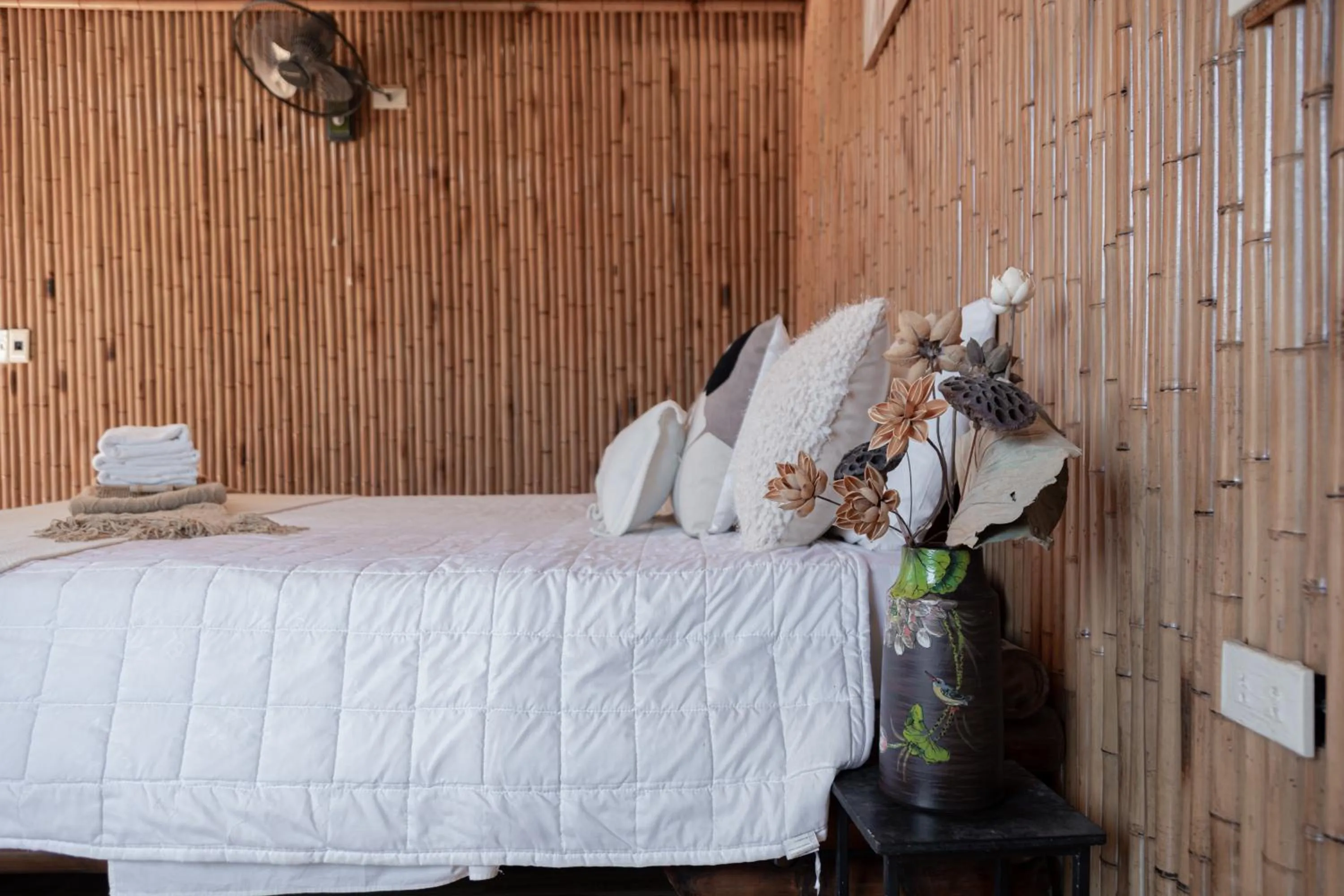 Bed in Bamboo Hill Villa