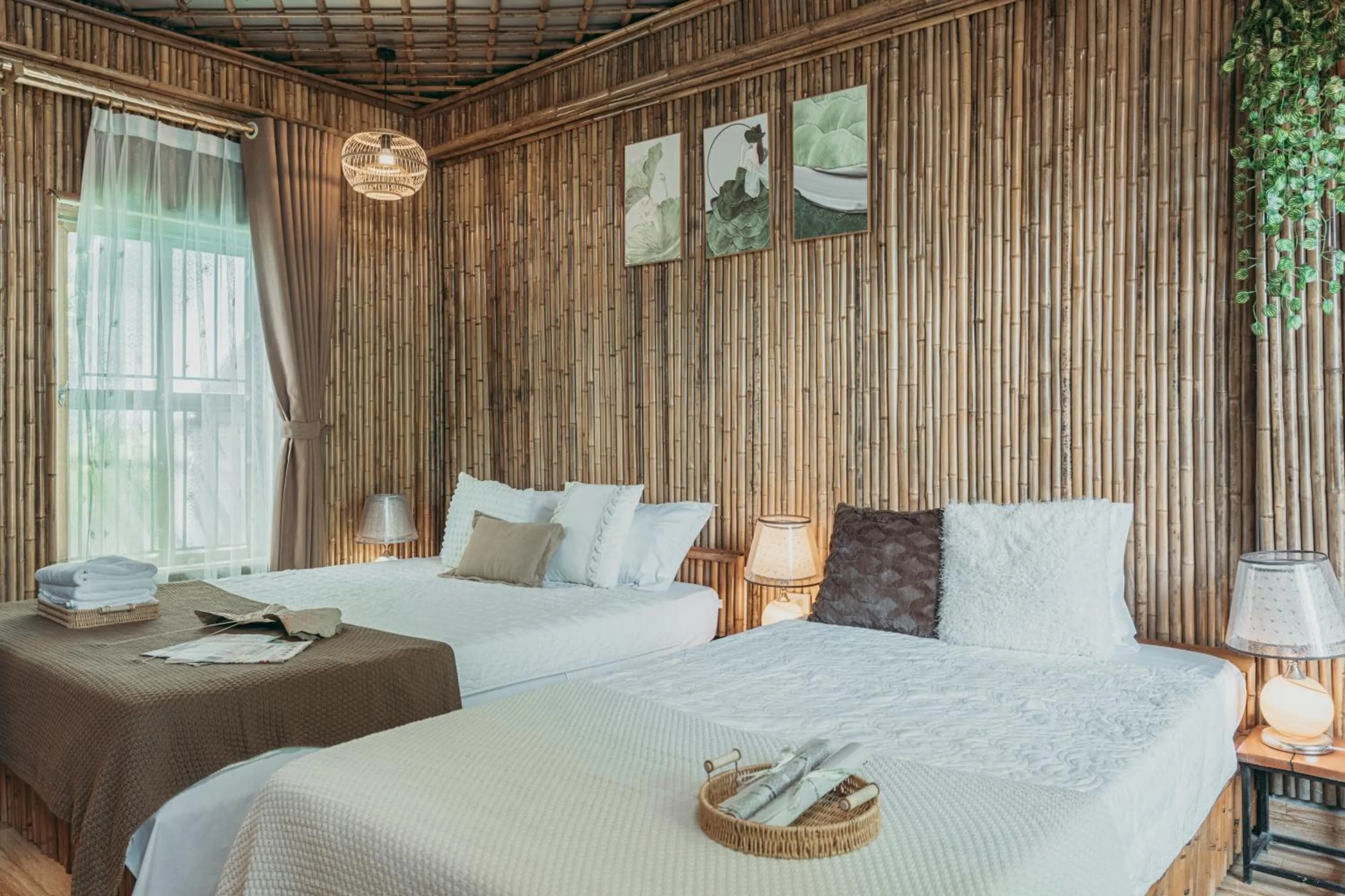 Bed in Bamboo Hill Villa