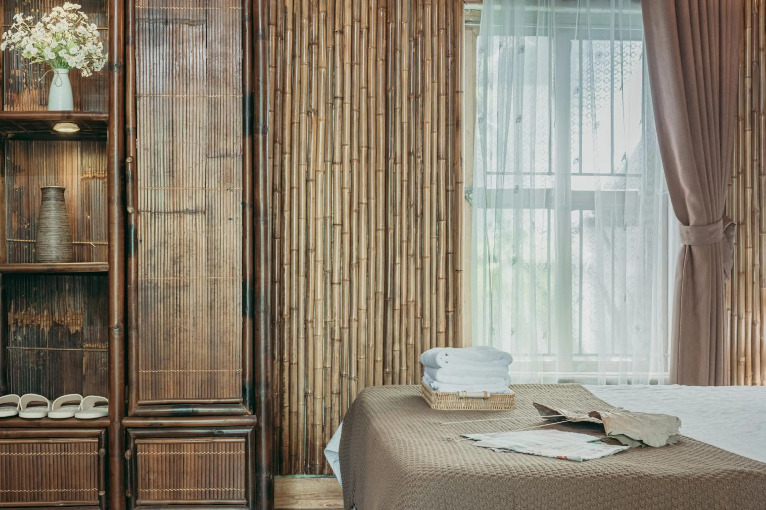 Bed in Bamboo Hill Villa