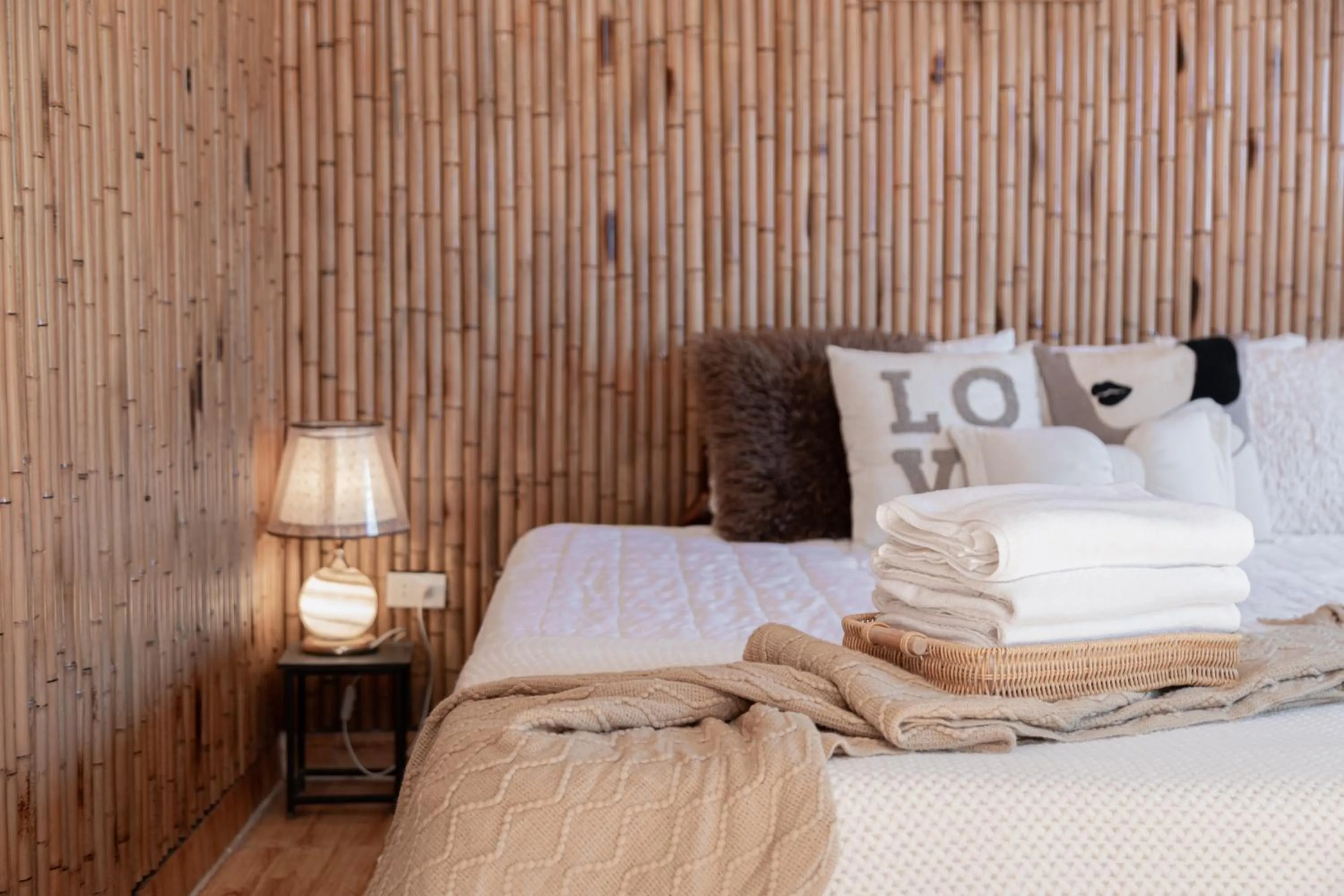 Bed in Bamboo Hill Villa