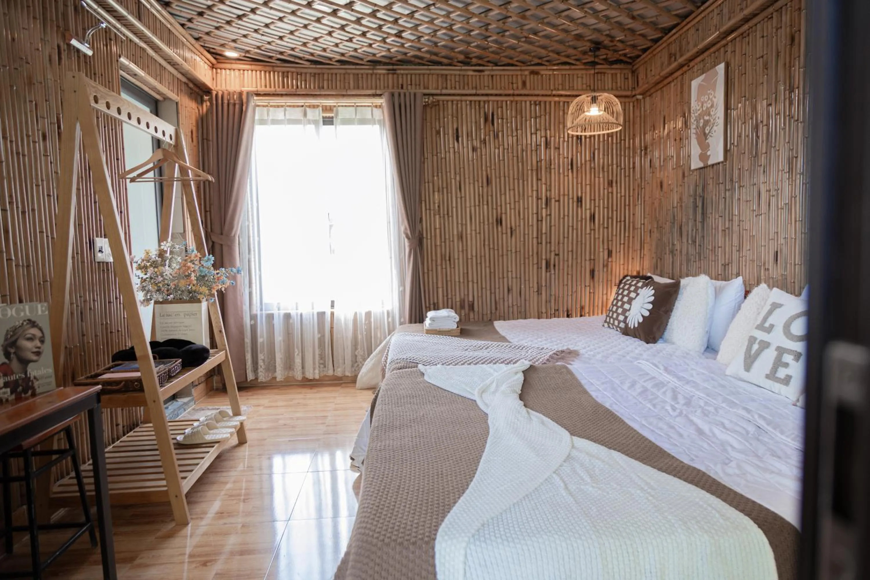 Bed in Bamboo Hill Villa