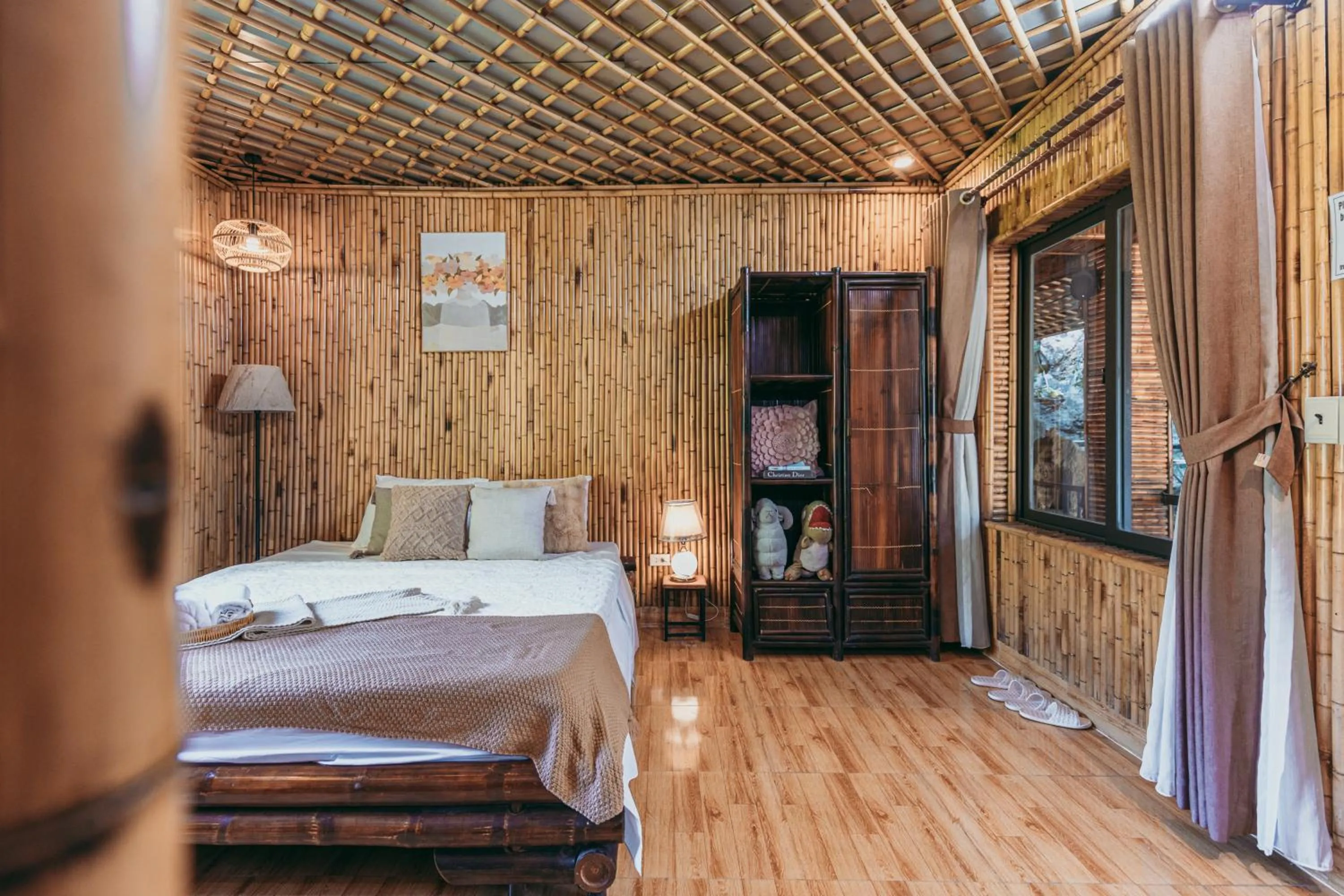 Bed in Bamboo Hill Villa