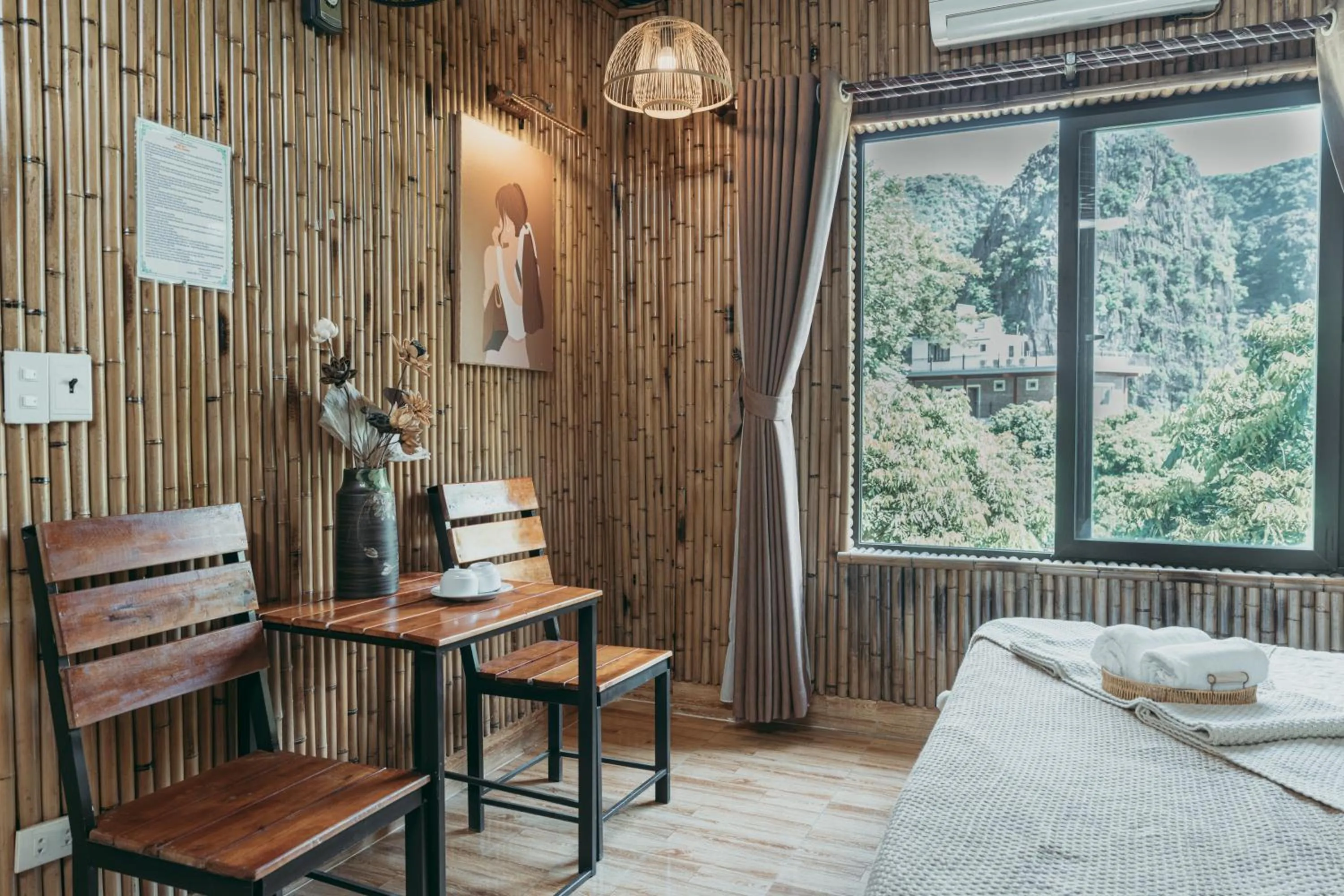 Bed in Bamboo Hill Villa