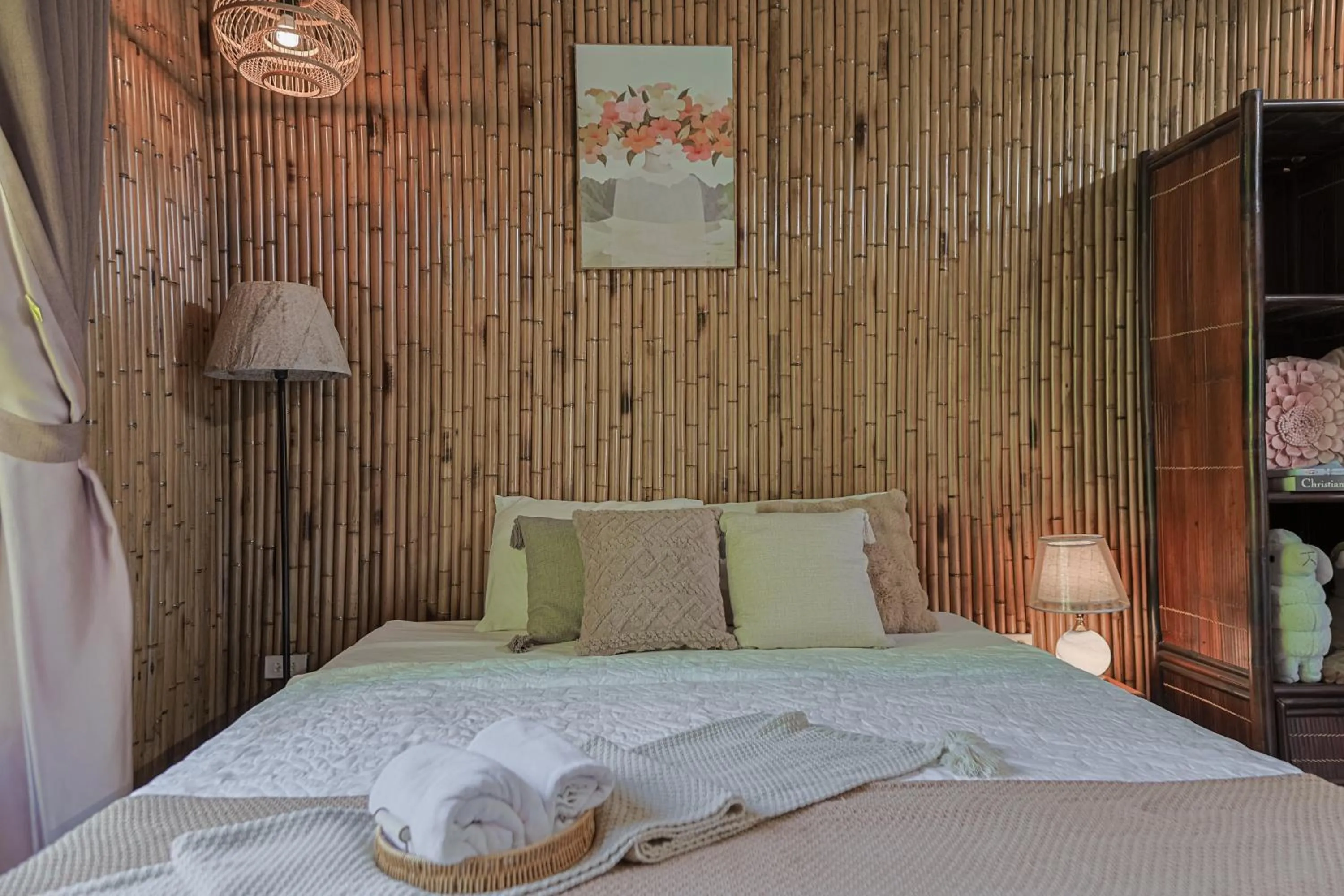 Bed in Bamboo Hill Villa