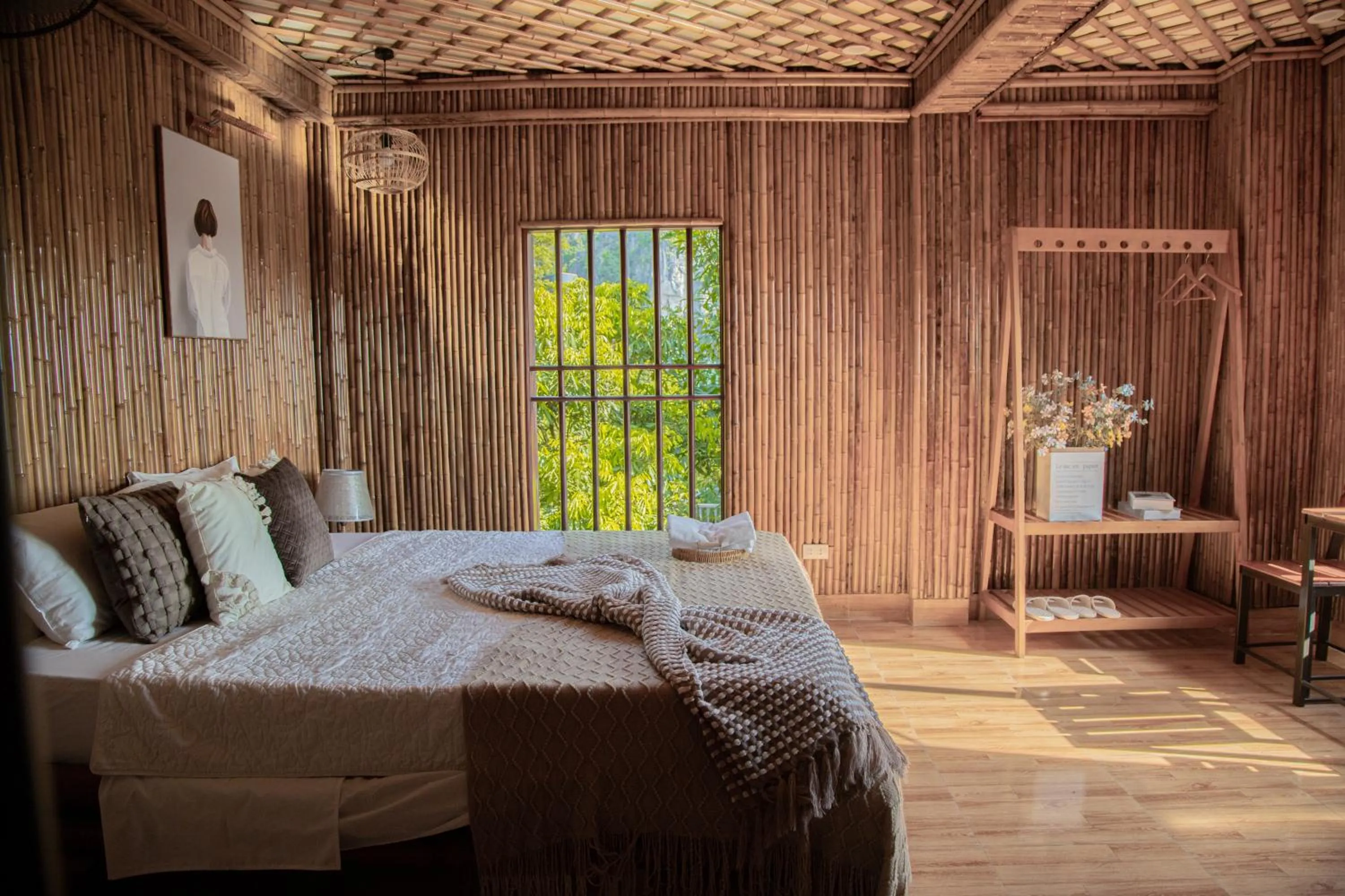 Bed in Bamboo Hill Villa