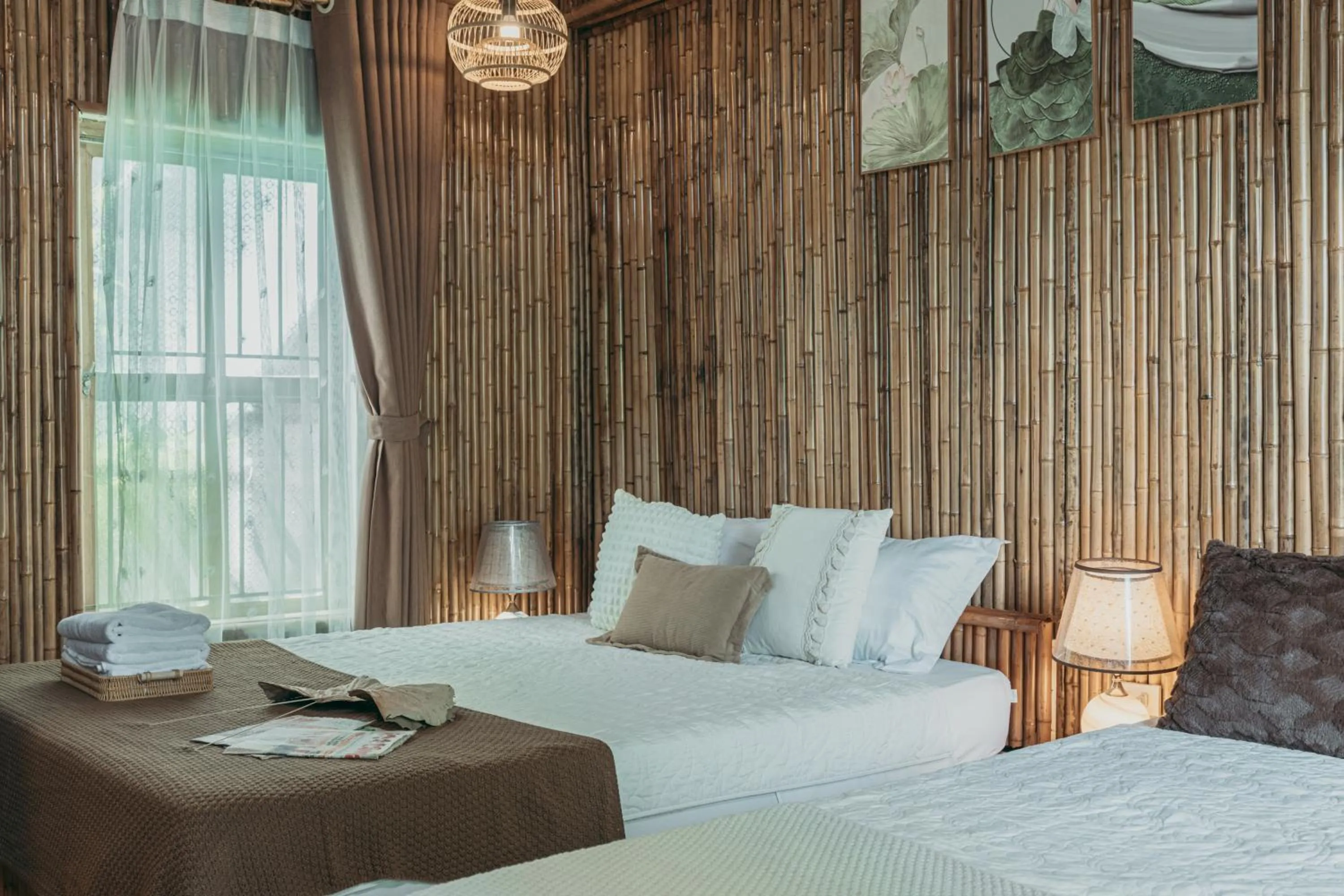 Bed in Bamboo Hill Villa