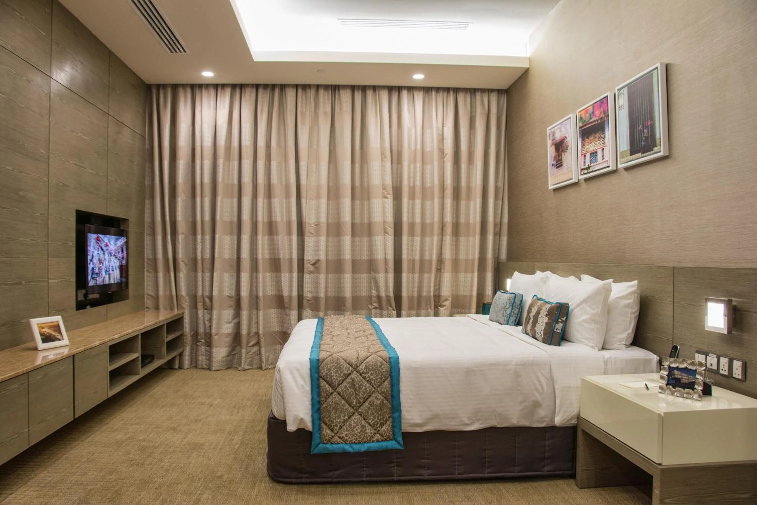 Bed in Ascott Sentral Kuala Lumpur