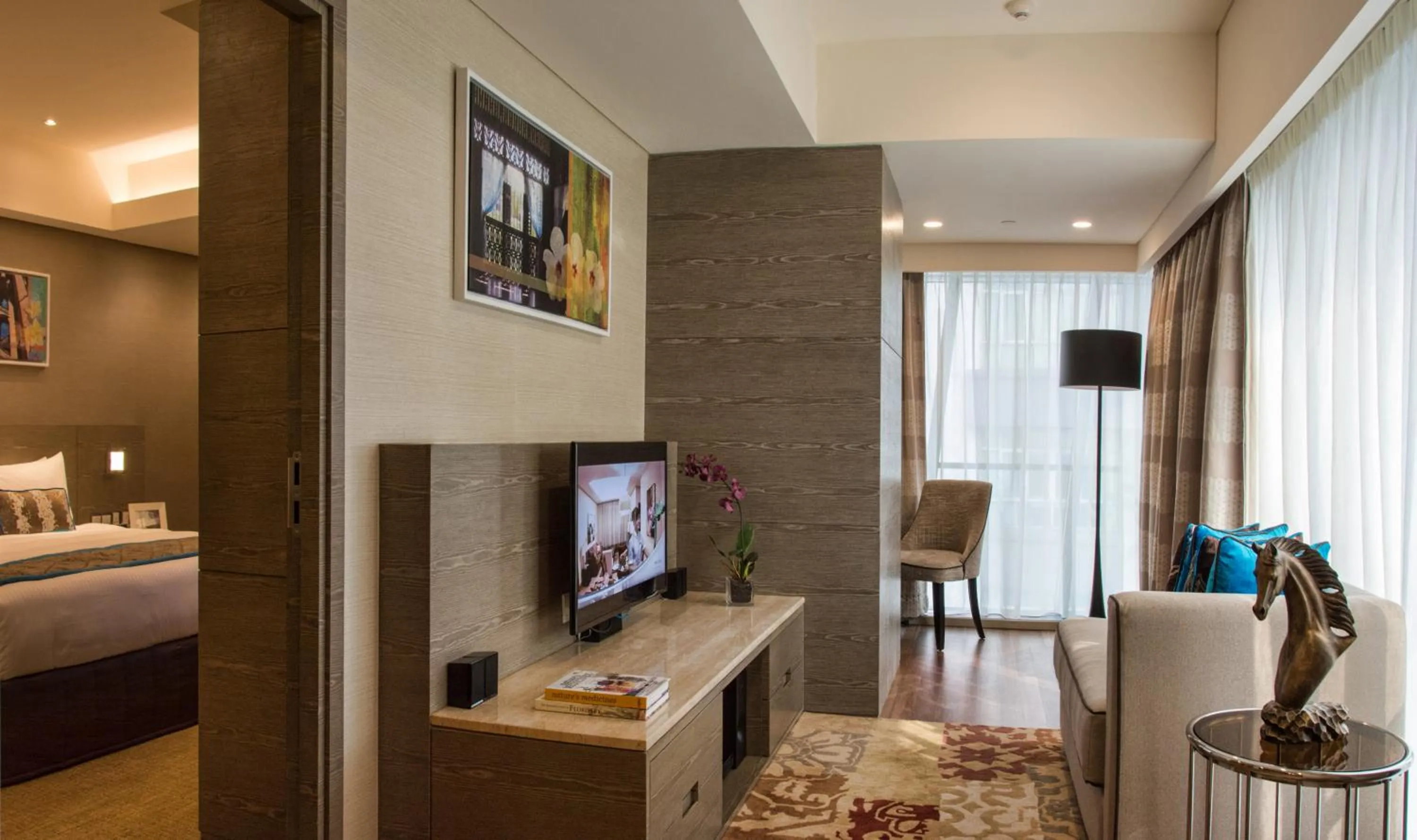 Photo of the whole room, Bed in Ascott Sentral Kuala Lumpur