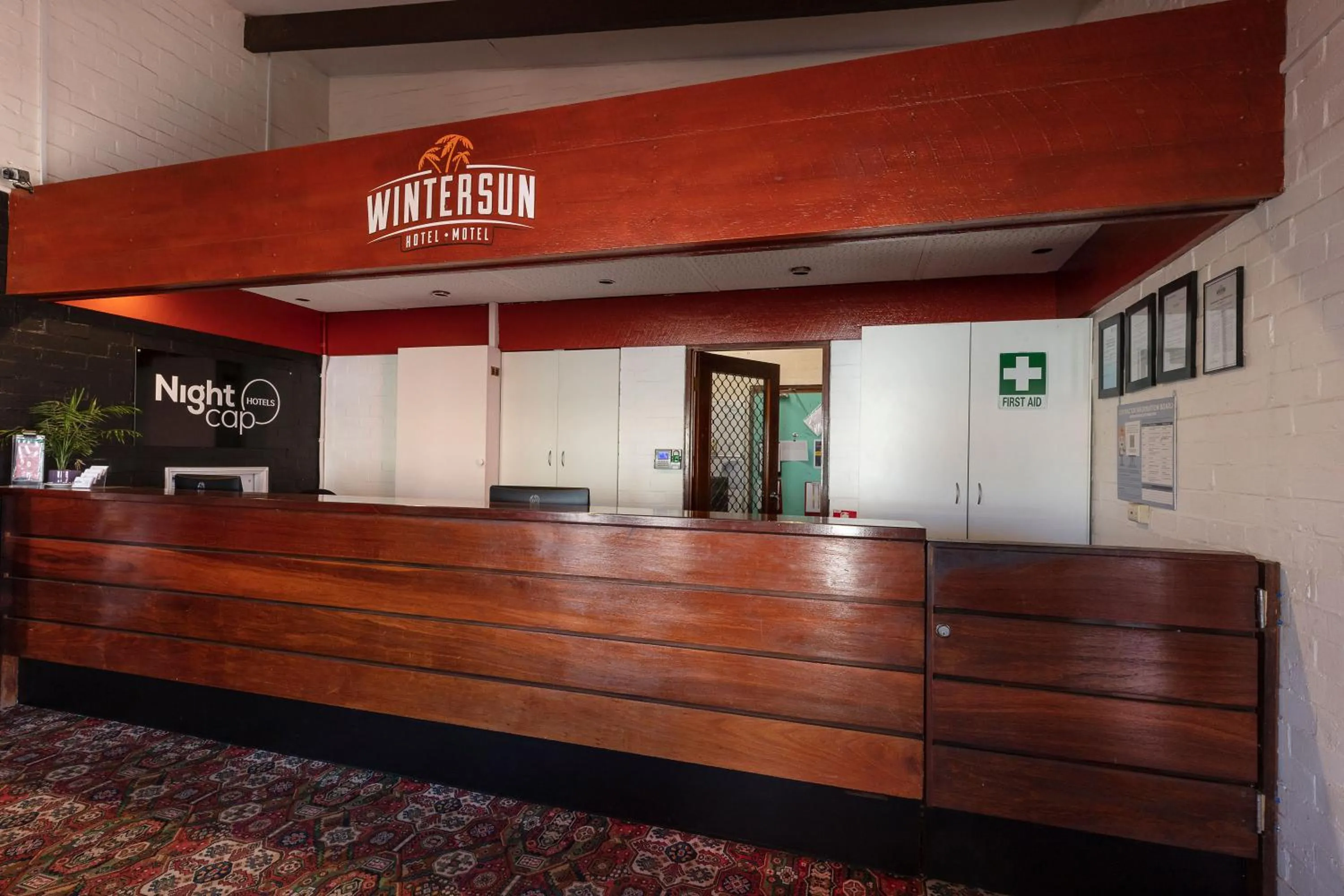 Lobby or reception in Nightcap at Wintersun Hotel