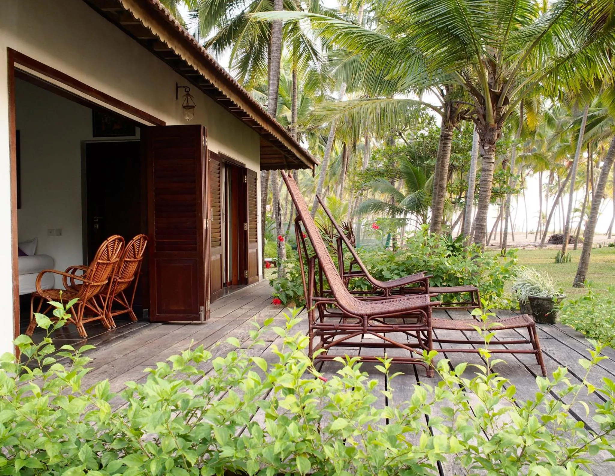 Patio in Kanan Beach Resort