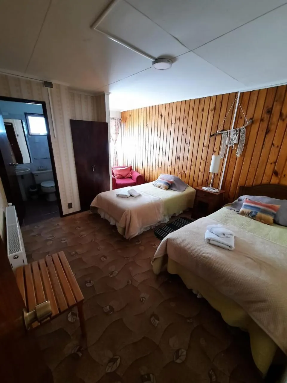 Bed in Hostal Los Pinos