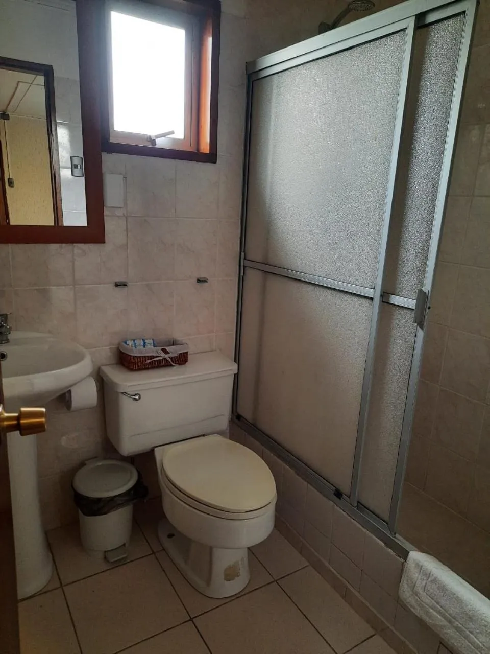 Bathroom in Hostal Los Pinos