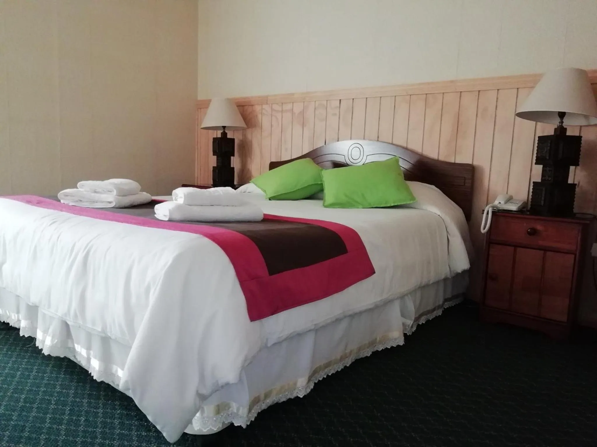 Bed in Hostal Los Pinos