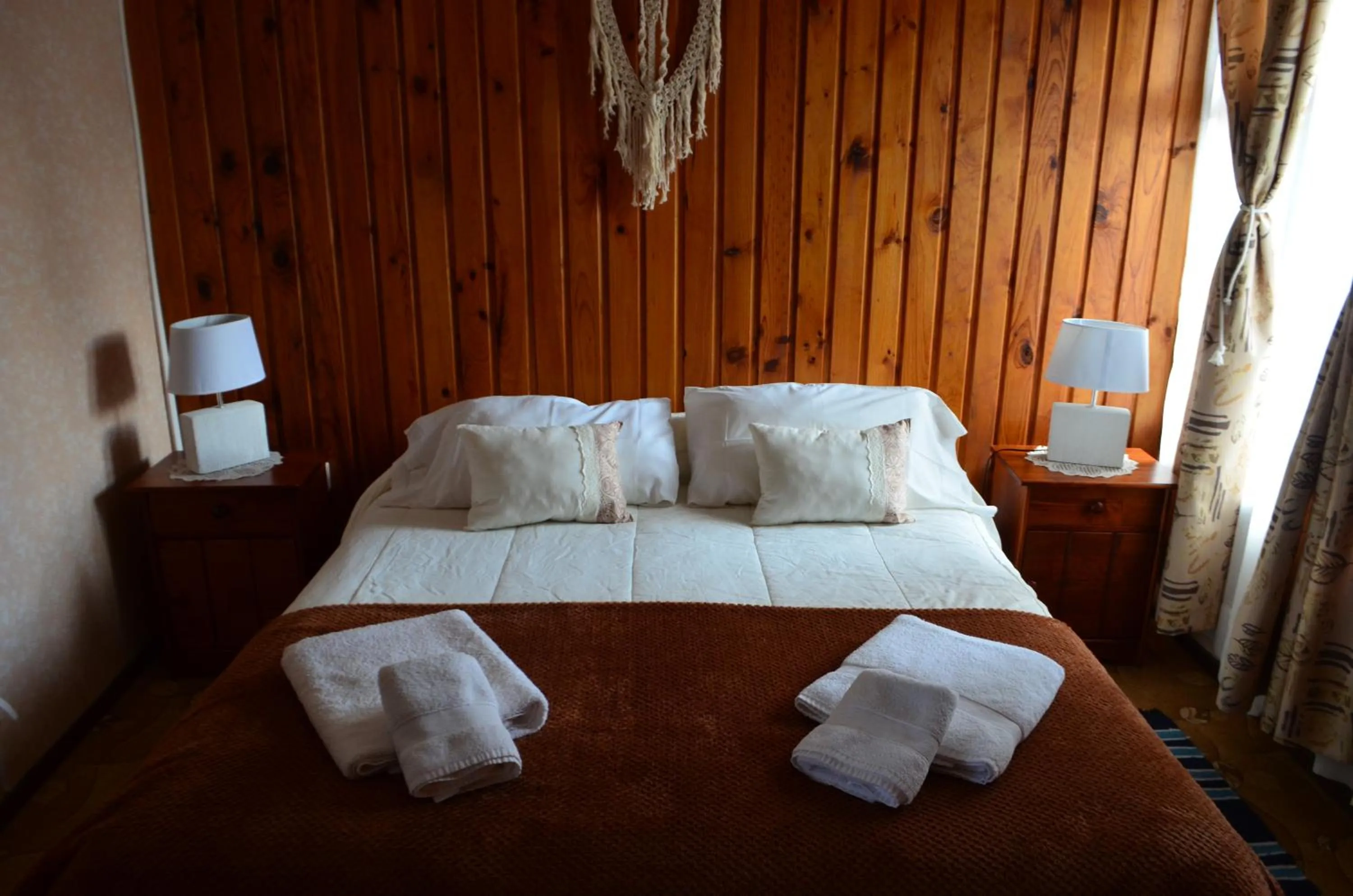 Bed in Hostal Los Pinos