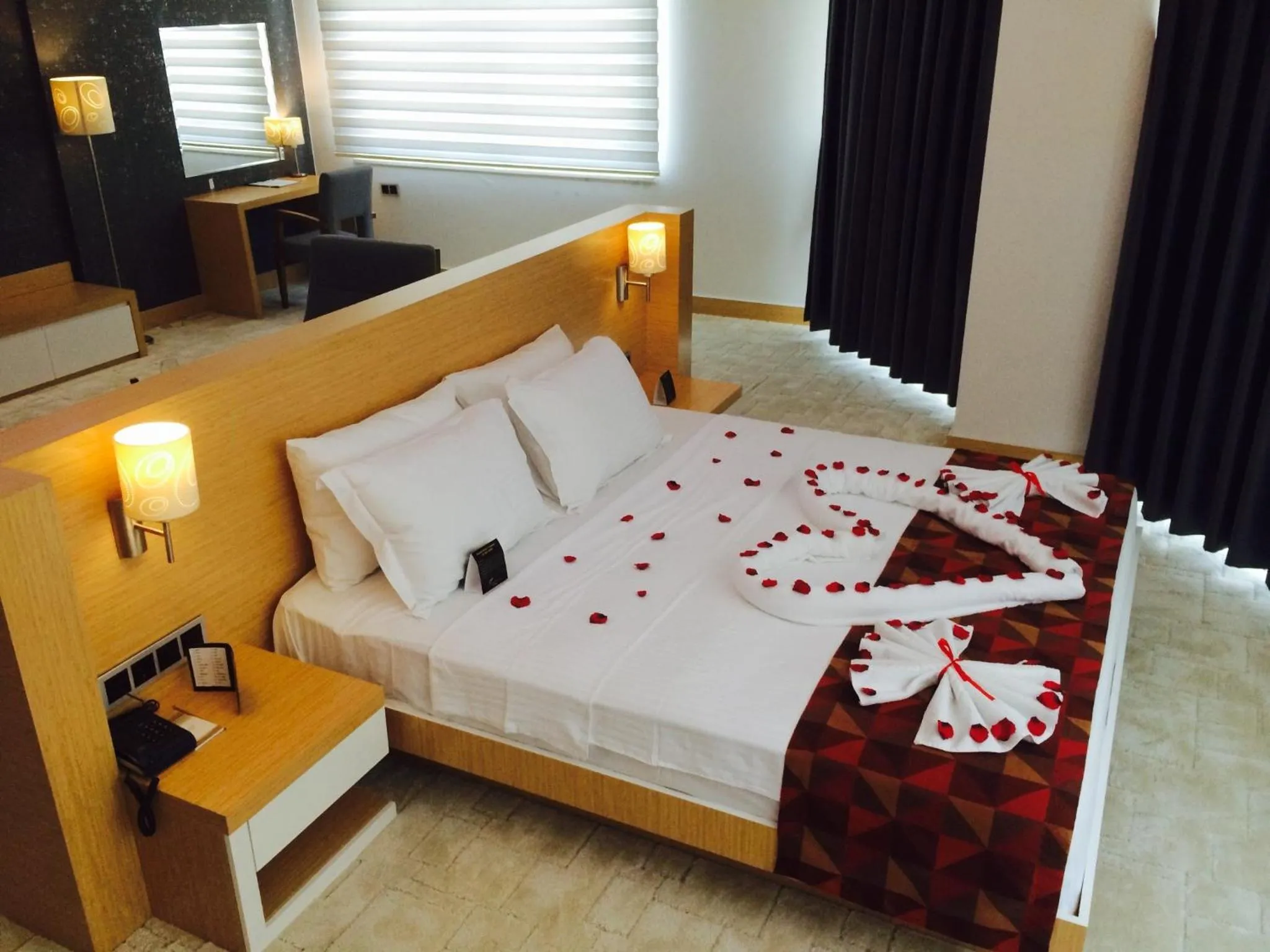 Bed in Inci Class Hotel