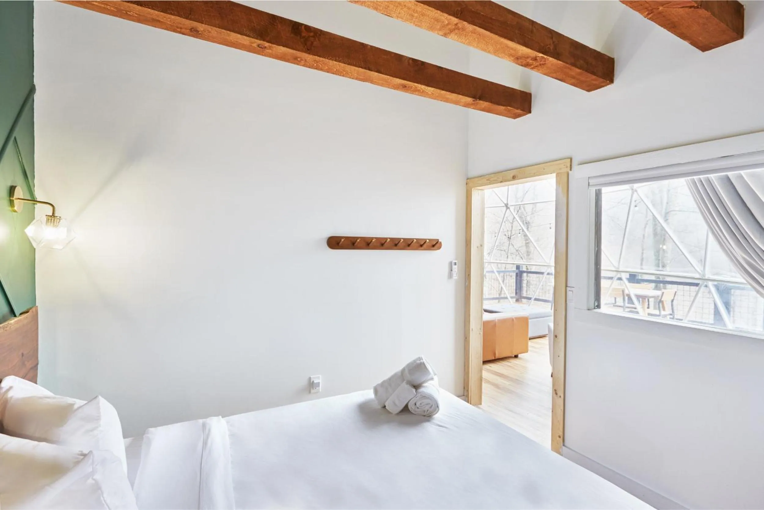 Bed in The Glamping Collective