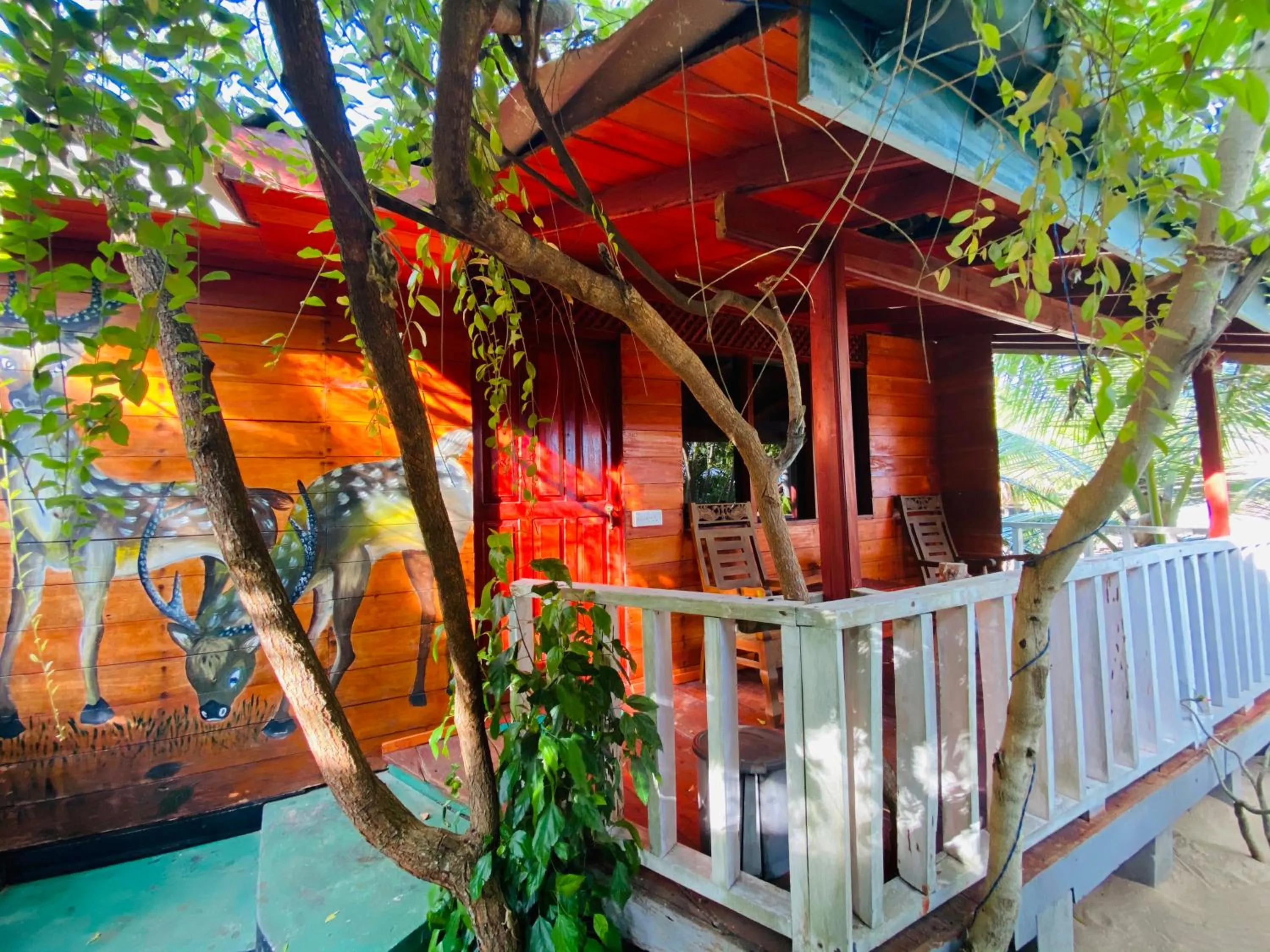 Property building in Little Pumpkin Cabanas & seafood restaurant