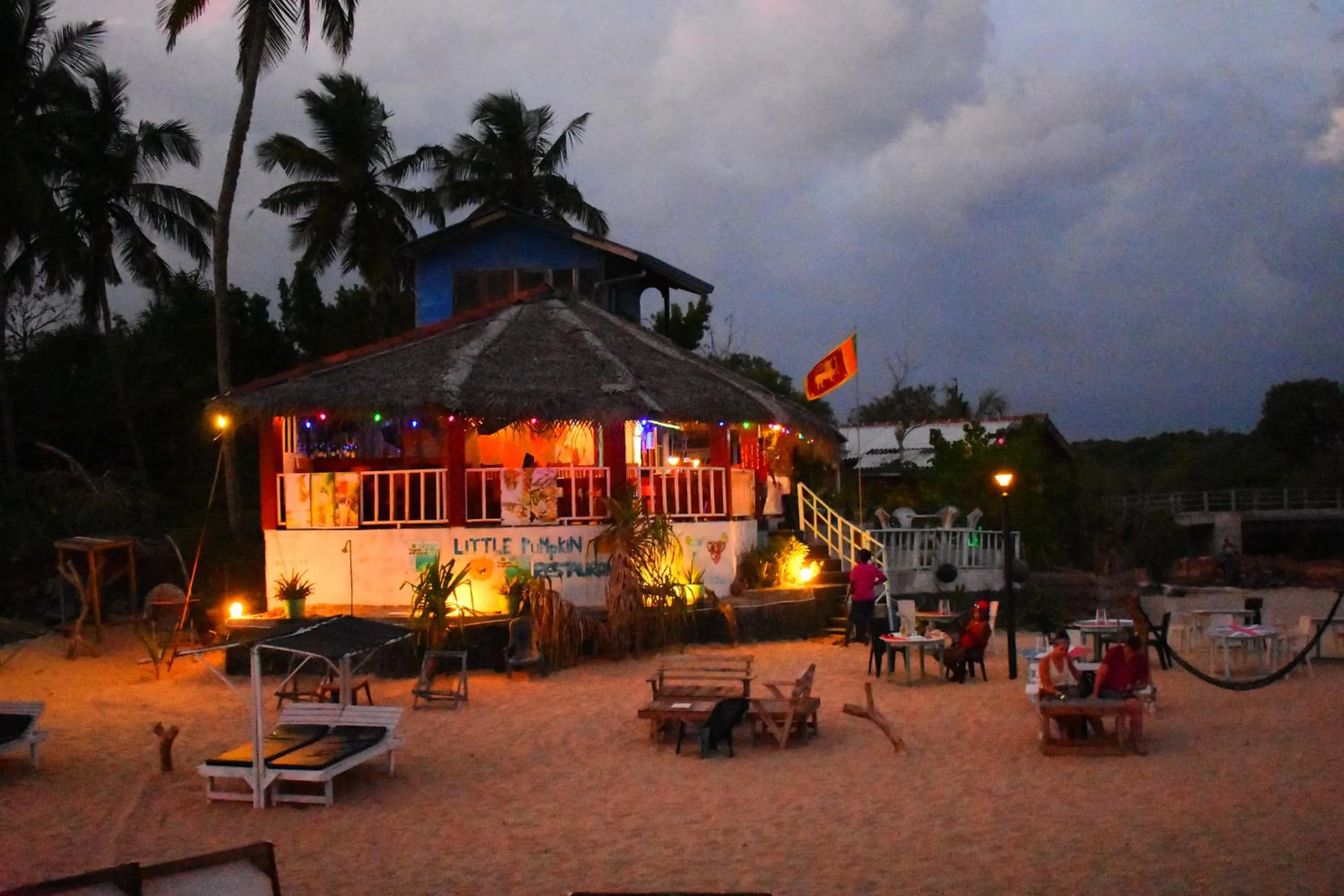 Sea view in Little Pumpkin Cabanas & seafood restaurant