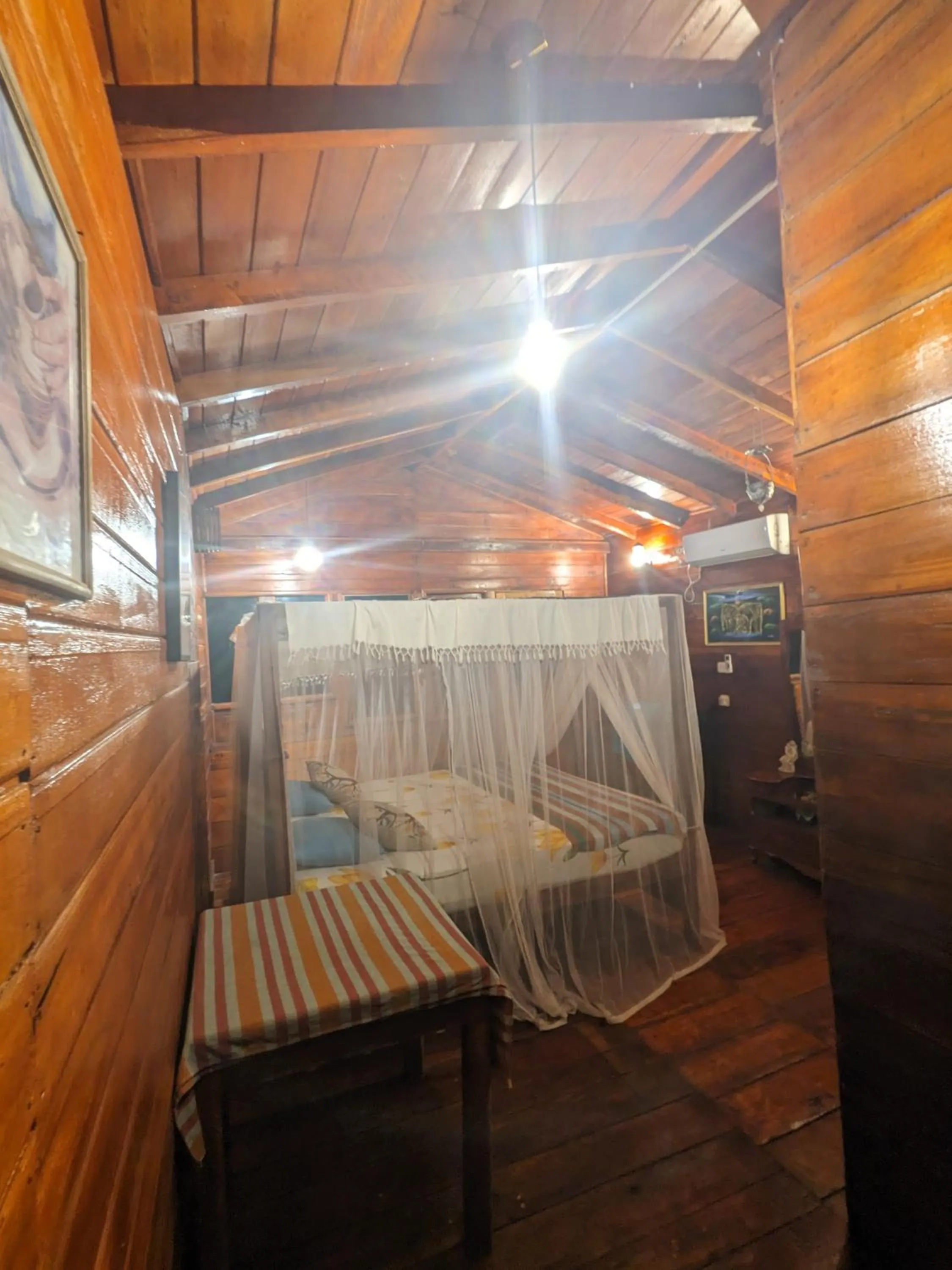 Bed in Little Pumpkin Cabanas & seafood restaurant