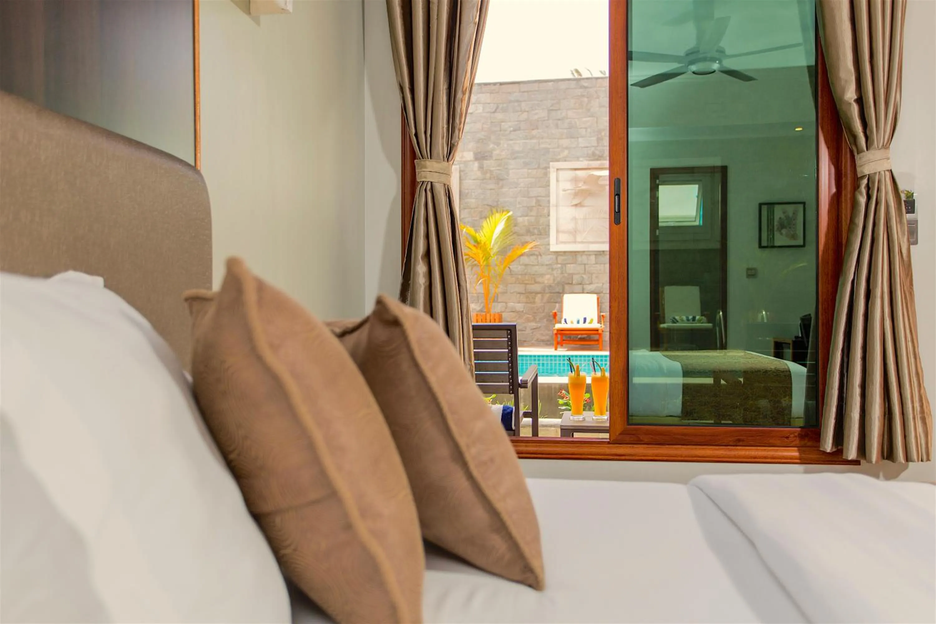 Bedroom, Bed in Kaani Village & Spa