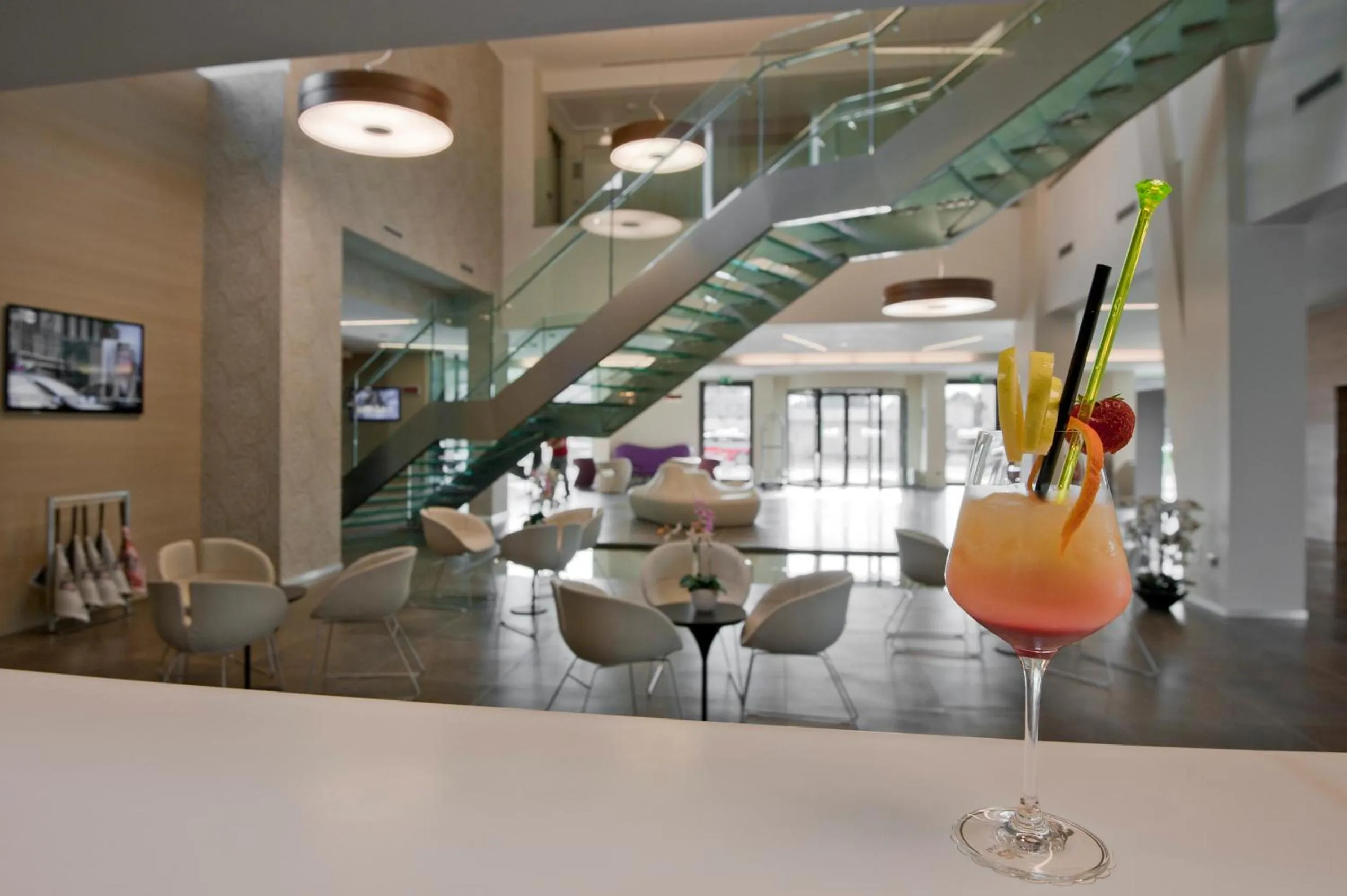 Lobby or reception in AS Hotel Limbiate Fiera