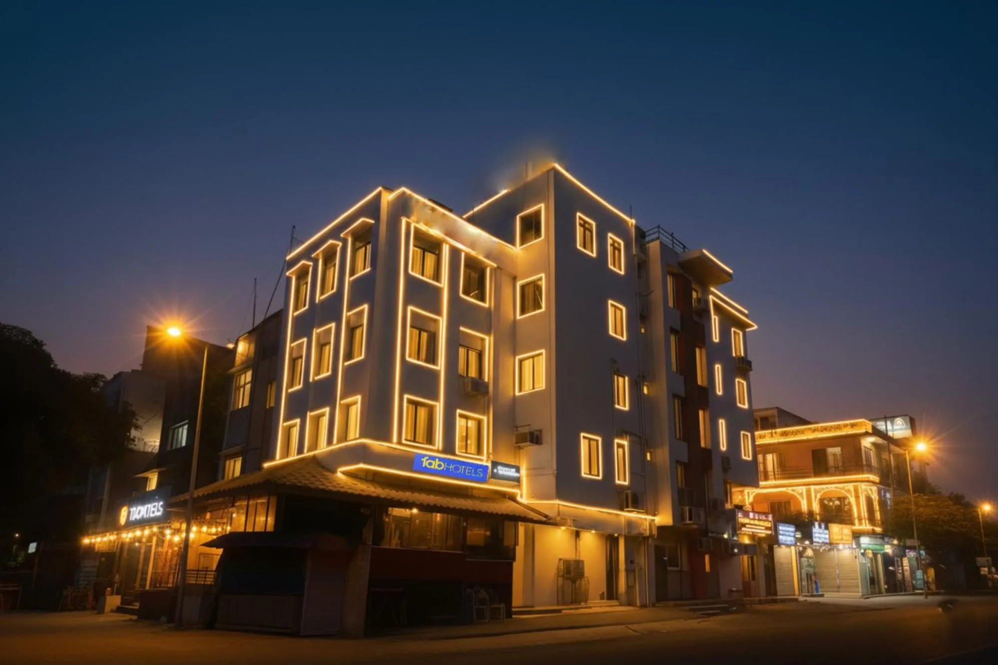 Property building in FabHotel Blue Moon Home Stay