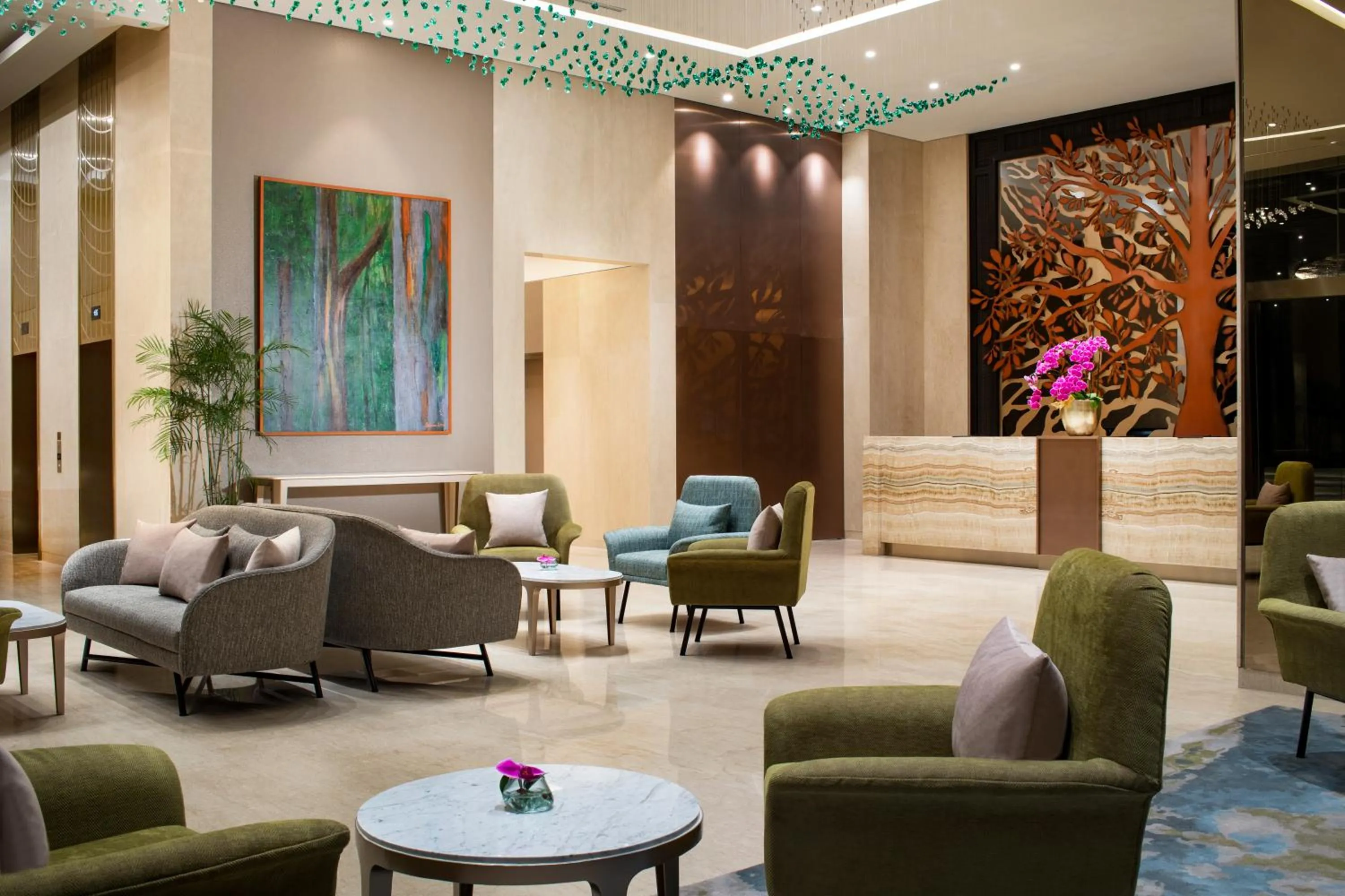 Lobby or reception in Trembesi Hotel