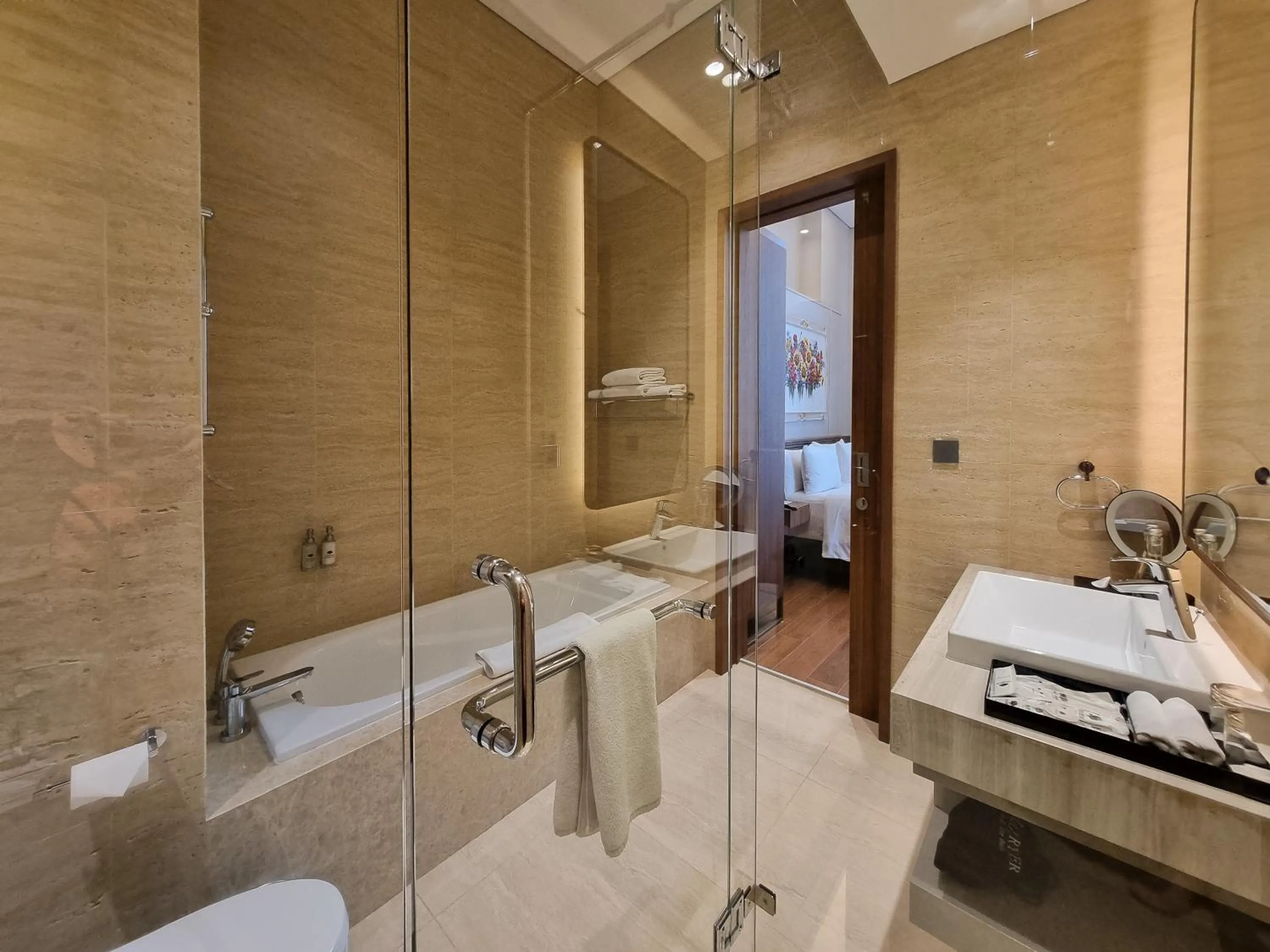 Bathroom in Trembesi Hotel