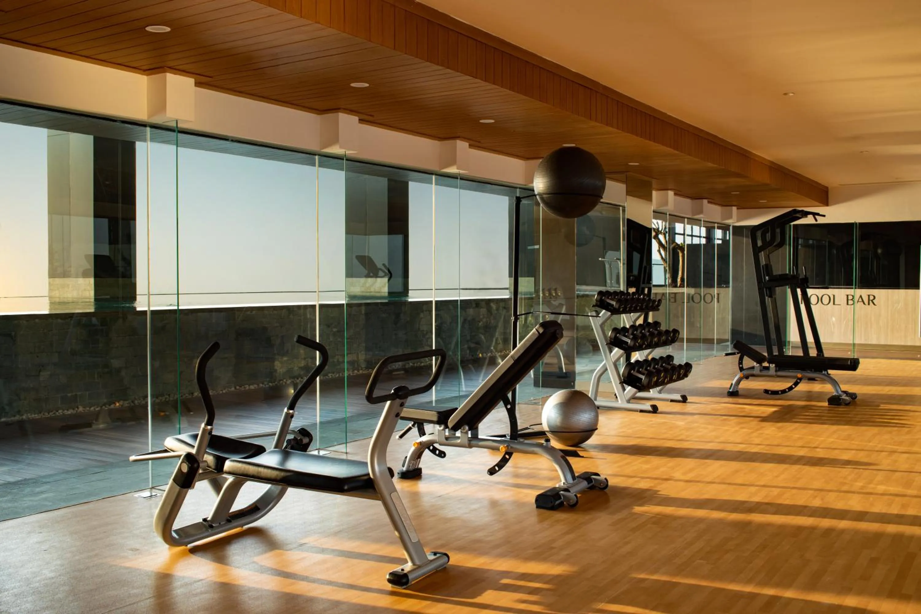 Fitness centre/facilities in Trembesi Hotel