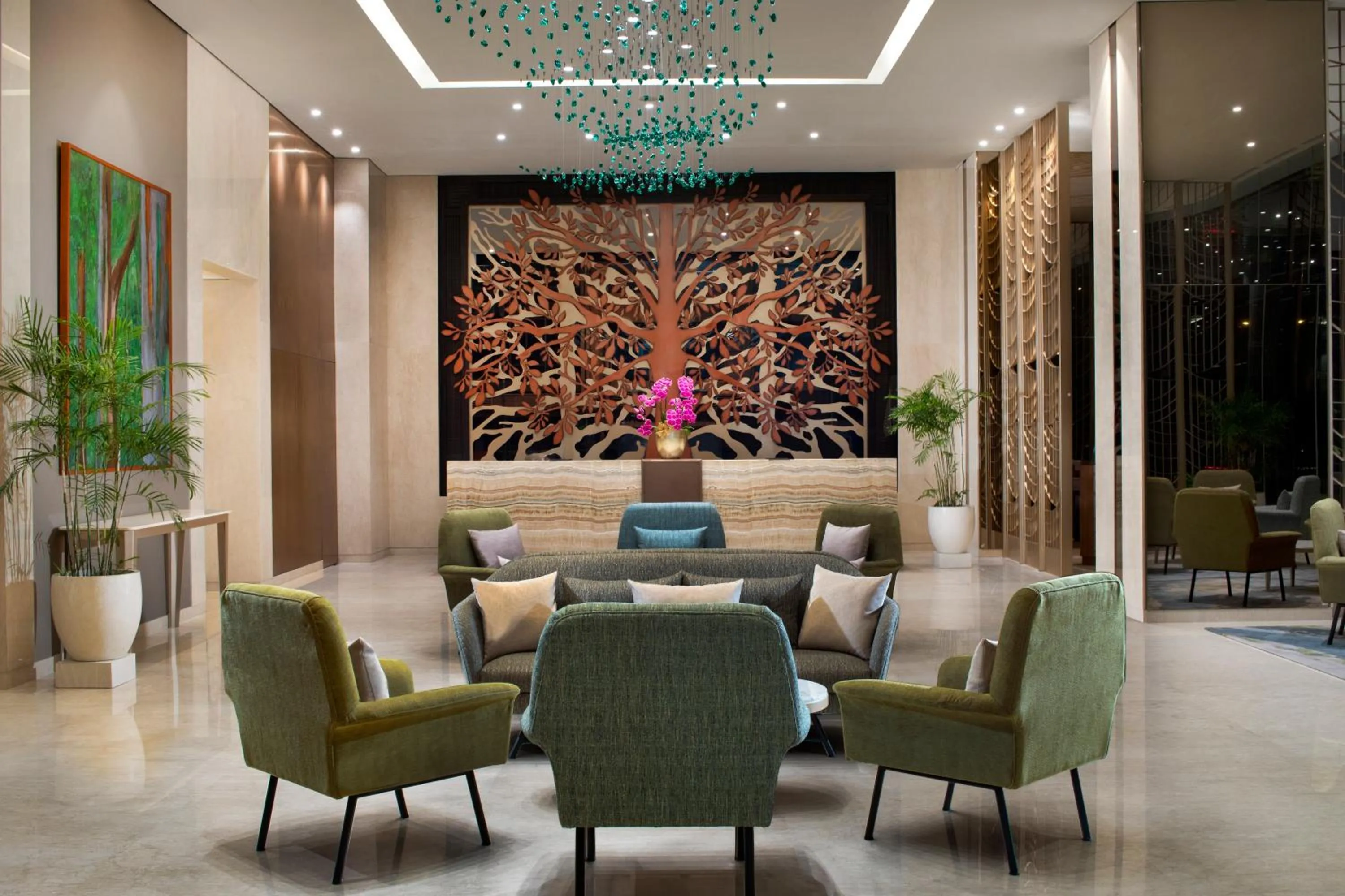 Lobby or reception in Trembesi Hotel