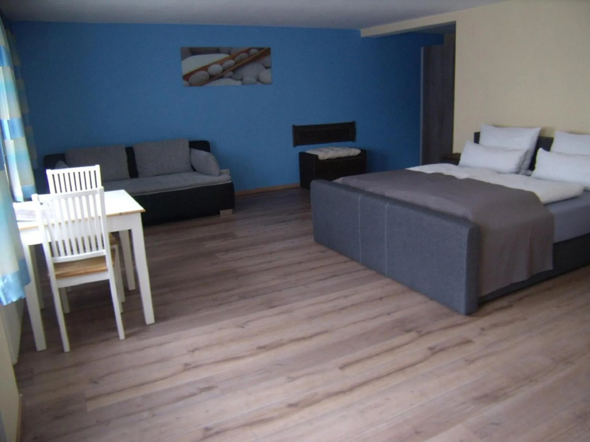 Photo of the whole room, Bed in Wellnesshaus Waldmünchen