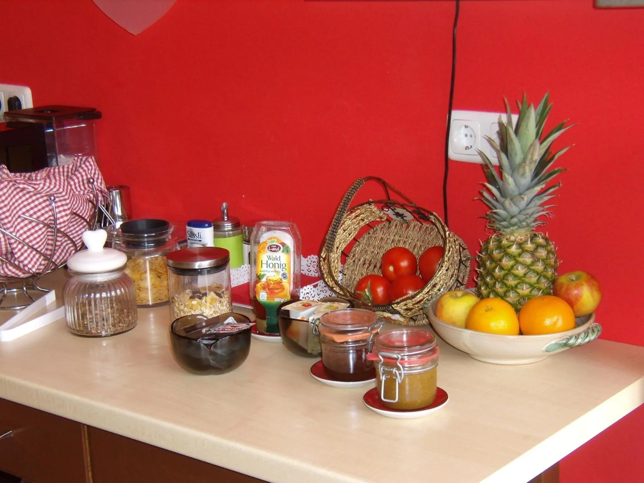 Buffet breakfast in Wellnesshaus Waldmünchen