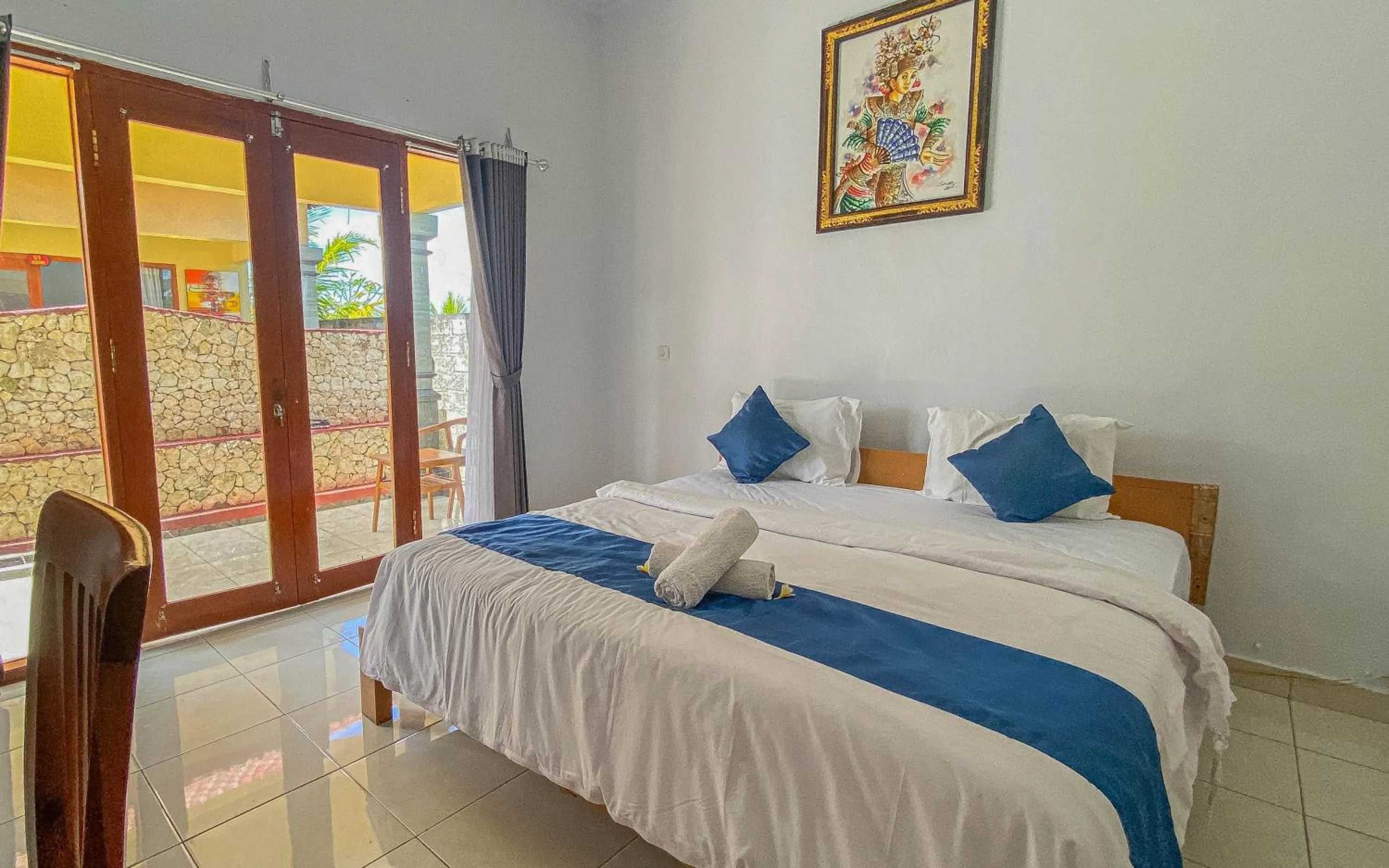 Bed in The Salang Guest House