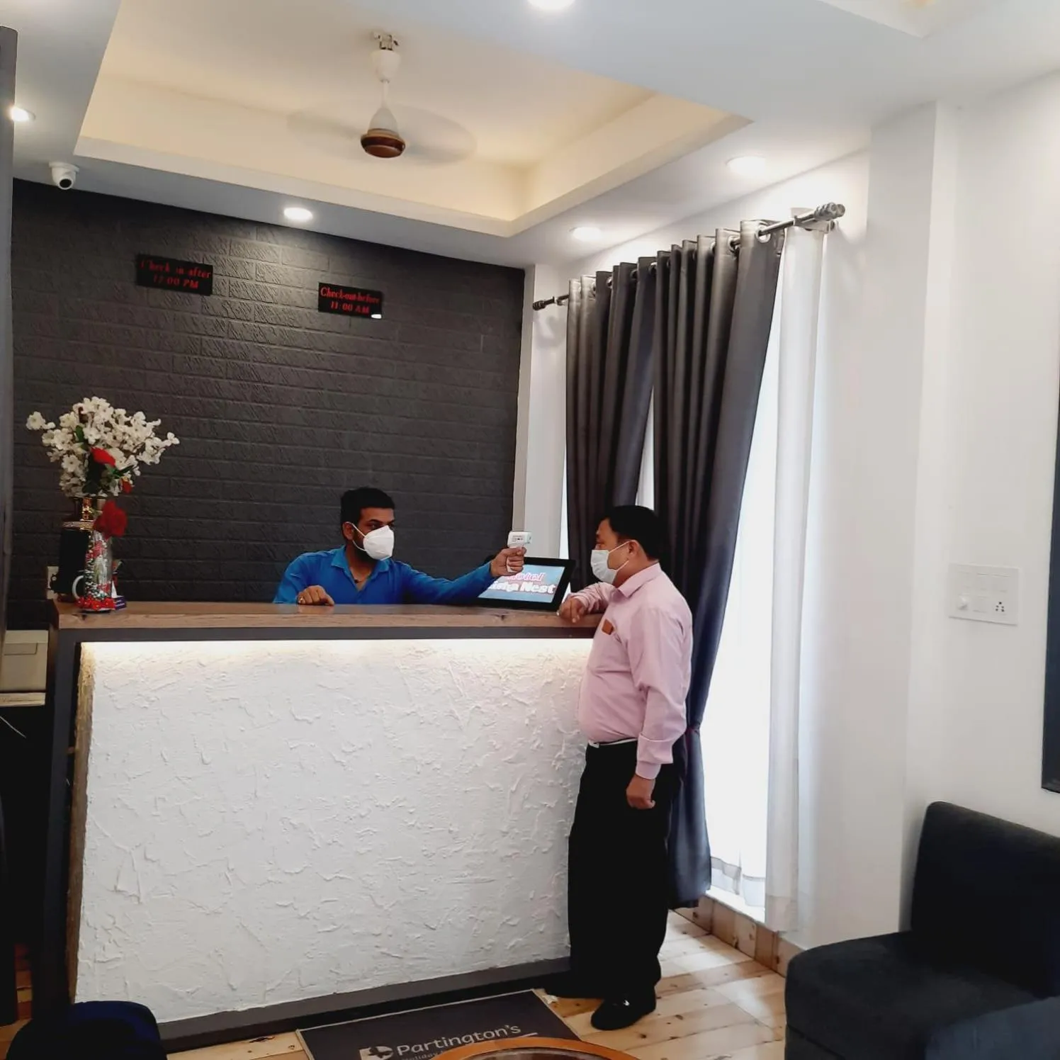 Lobby or reception in Hotel Nisha Nest, Bhopal